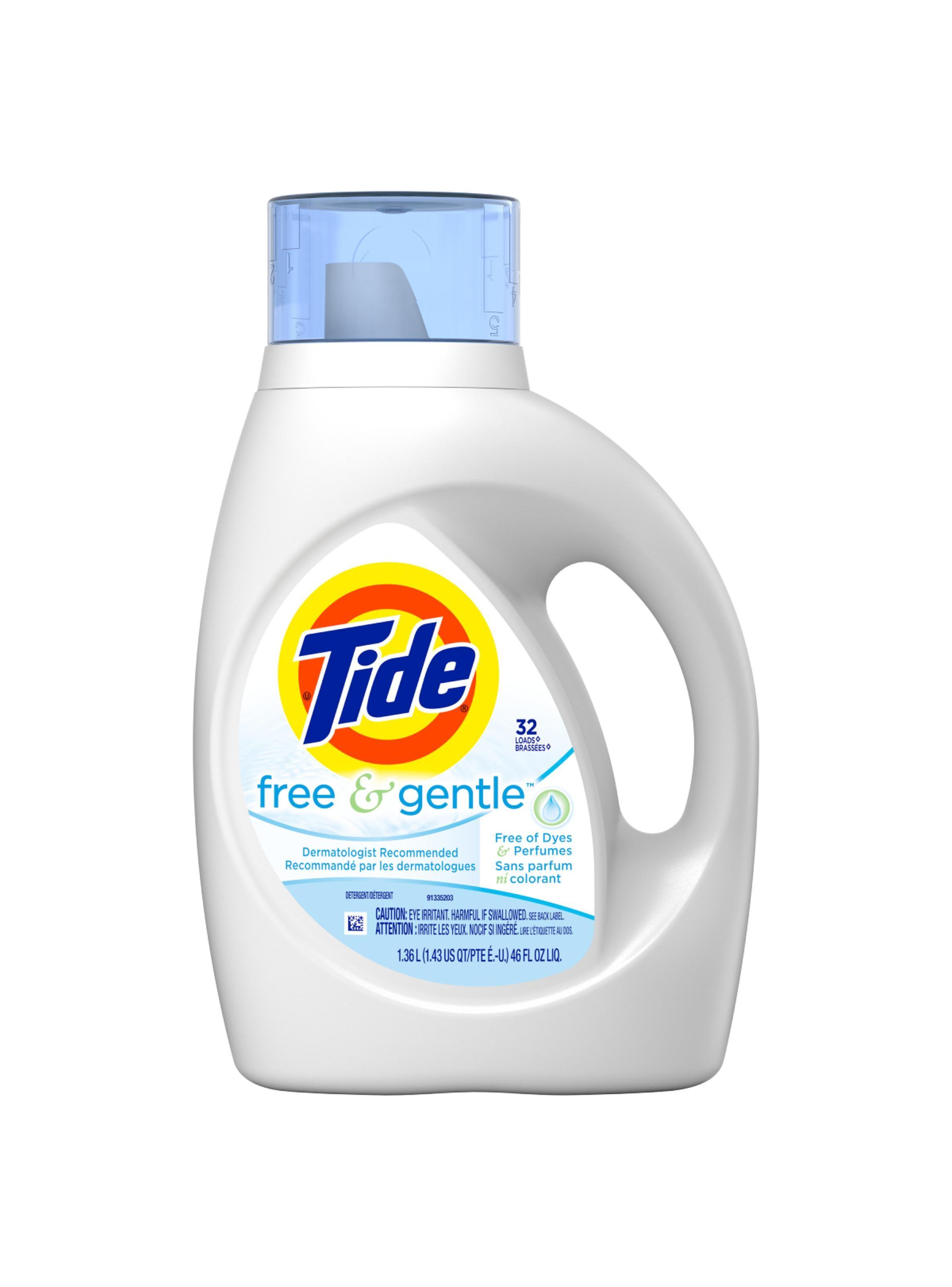 Tide Detergente De Ropa Concentrado Free And Gentle 1.36lts-0