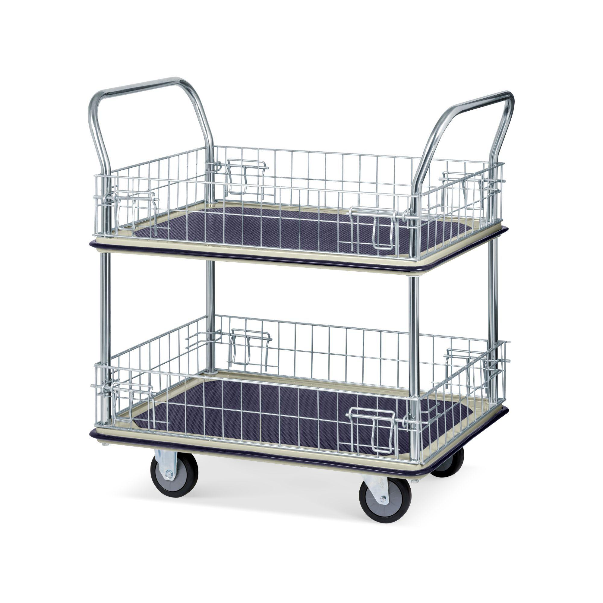 Carro dos bandejas con rejilla 370kg - Sumo / Jumbo-0