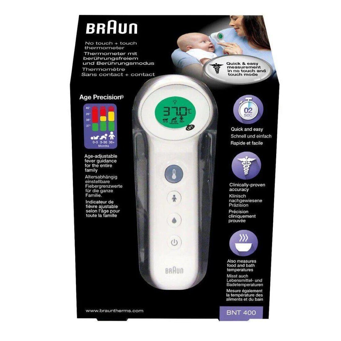 Termometro Digital Braun Sin Contacto Bnt400-0