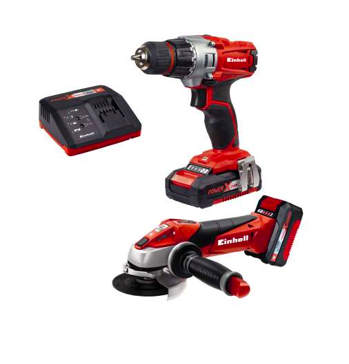 Einhell Taladro Y Esmeril Inalámbrico Te-tk 18li Kit (cd+ag)-2