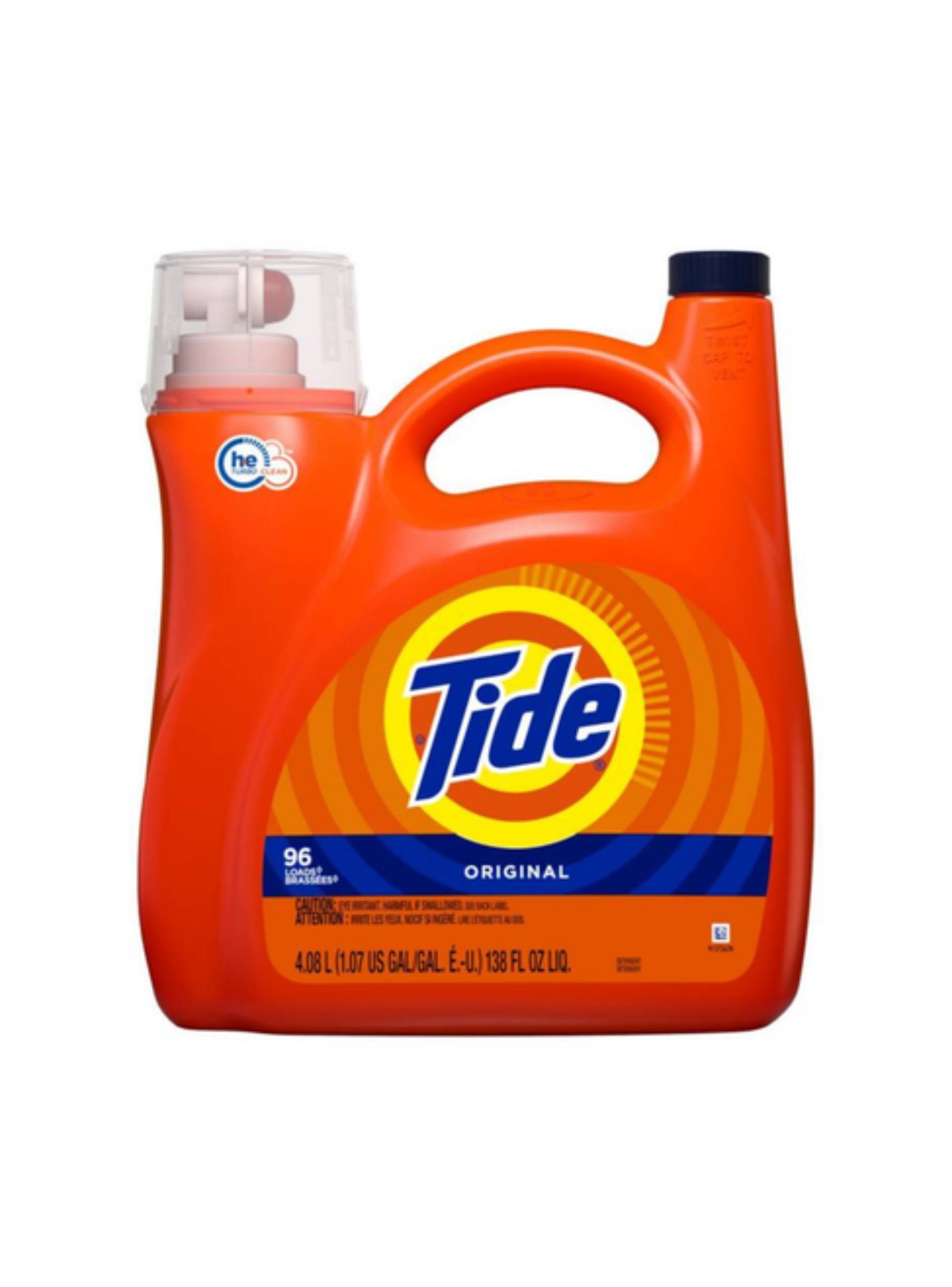Detergente de Ropa Concentrado HE Original 4.55lts Tide-0