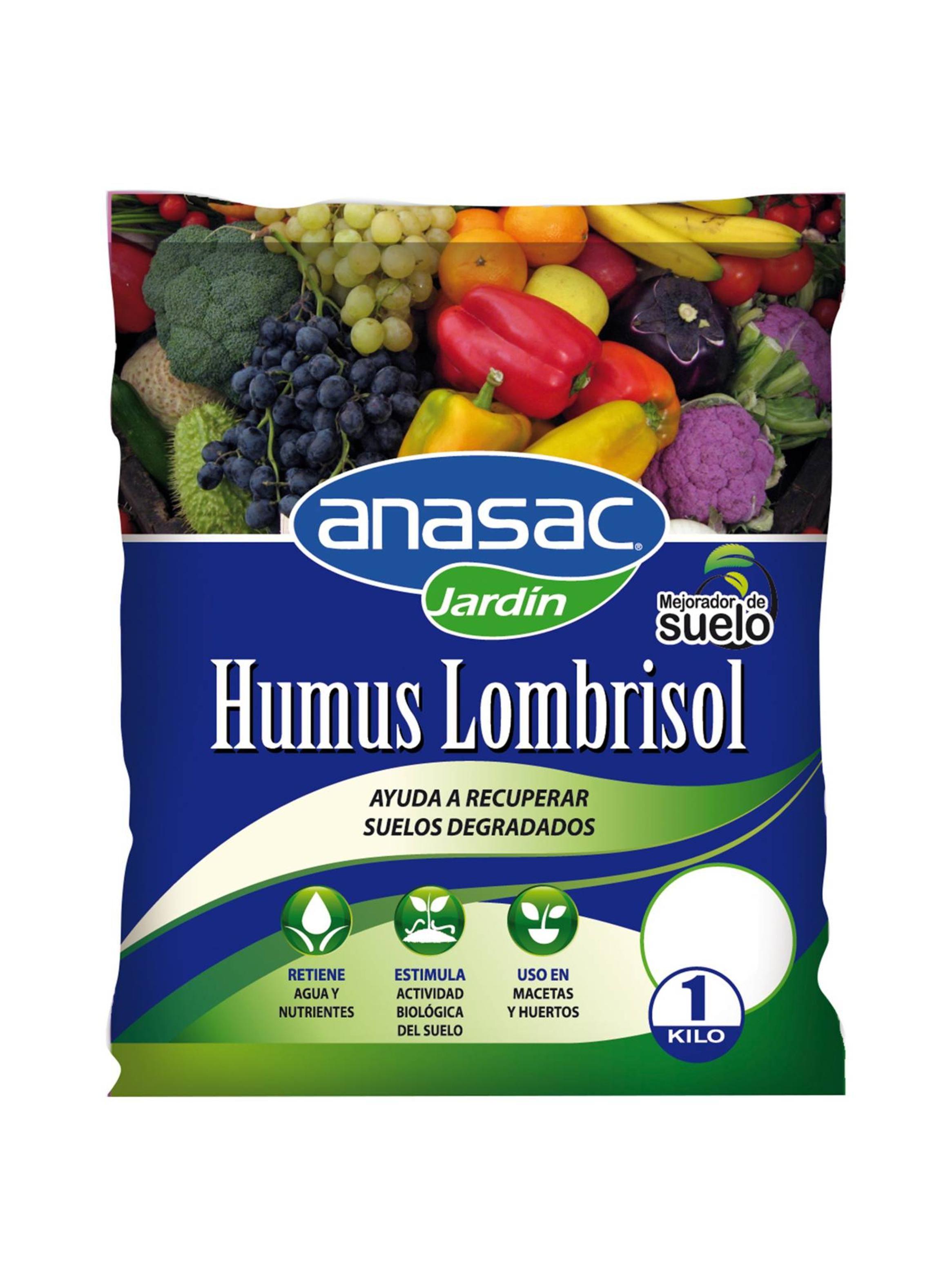 Humus Lombrisol 1kg Anasac-0