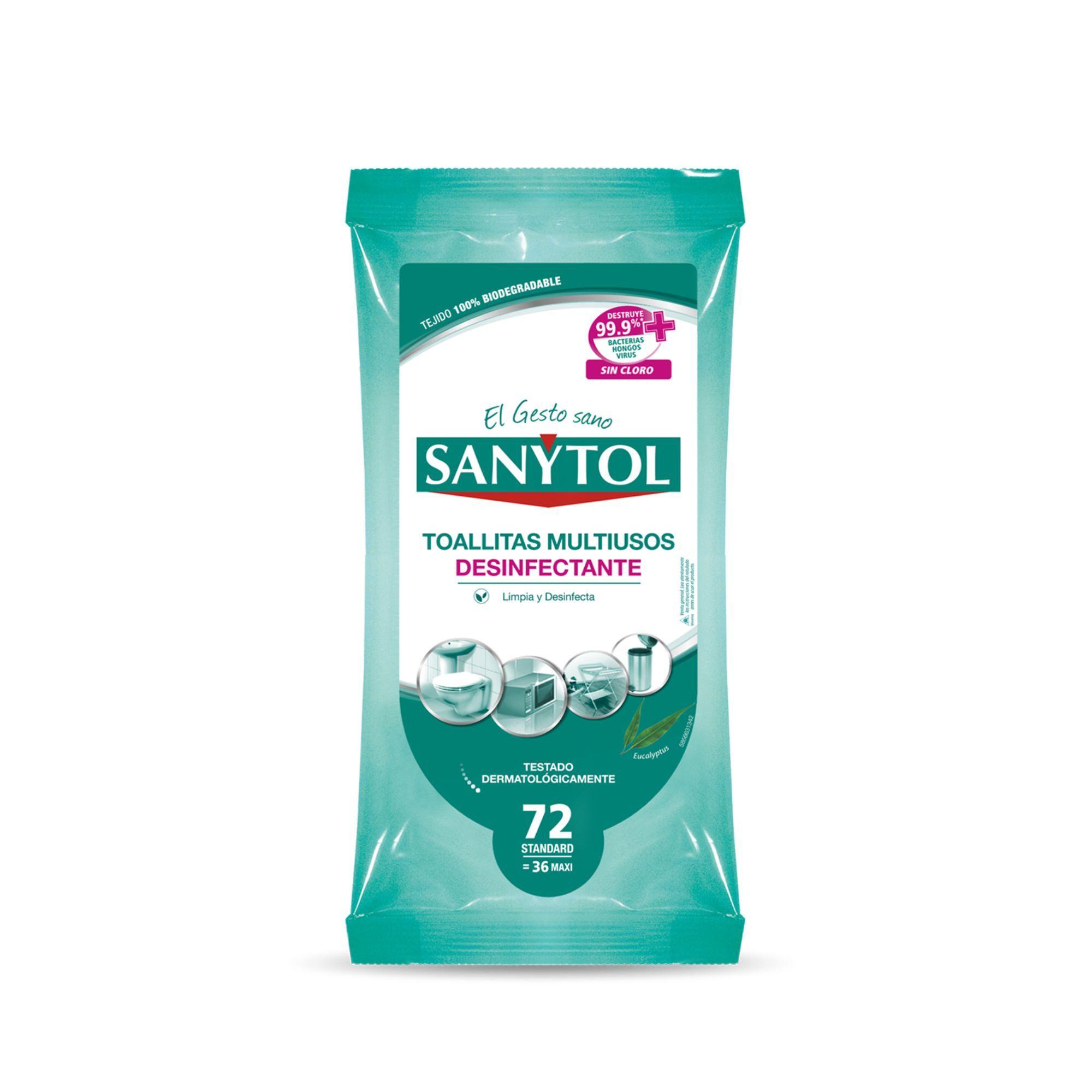 Toallitas Desinfectante Multiuso 72un - Sanytol-0