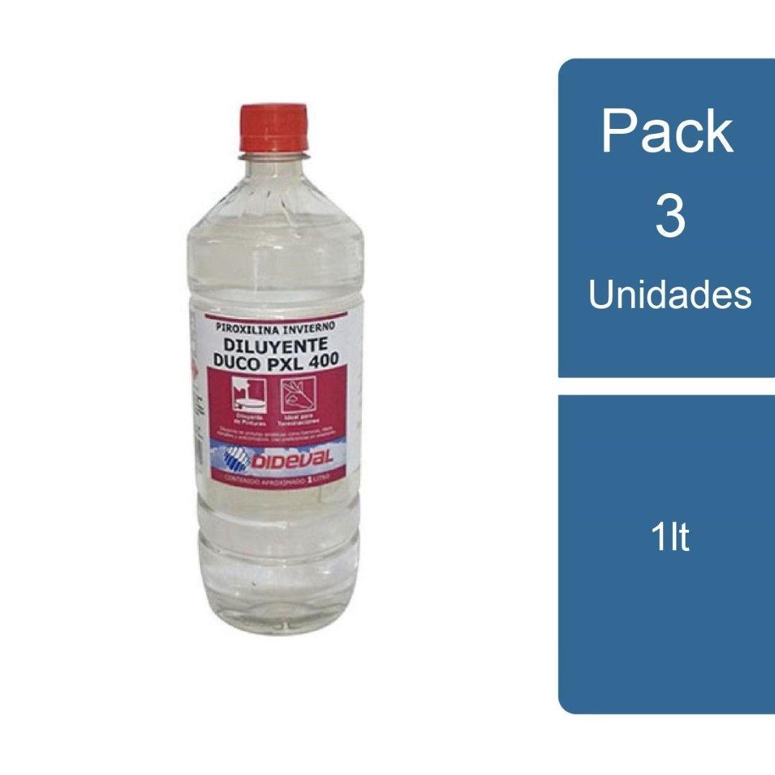 Pack 3 Diluyente Duco Invierno 1lt Dideval-0