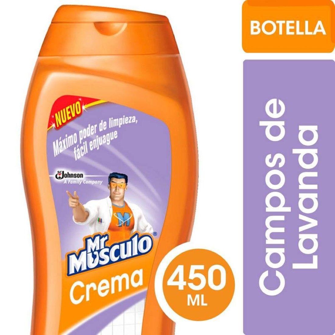 Limpiador De Superficies En Crema 450ml Lavanda Mr. Musculo-0