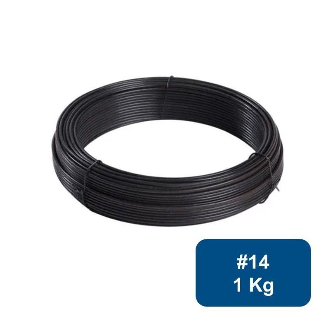 Alambre Negro 1kg #14-0