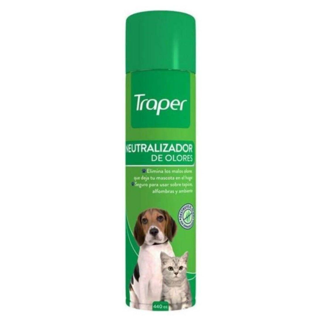 Neutralizador De Olores Para Perros Y Gatos 440cc Traper-0