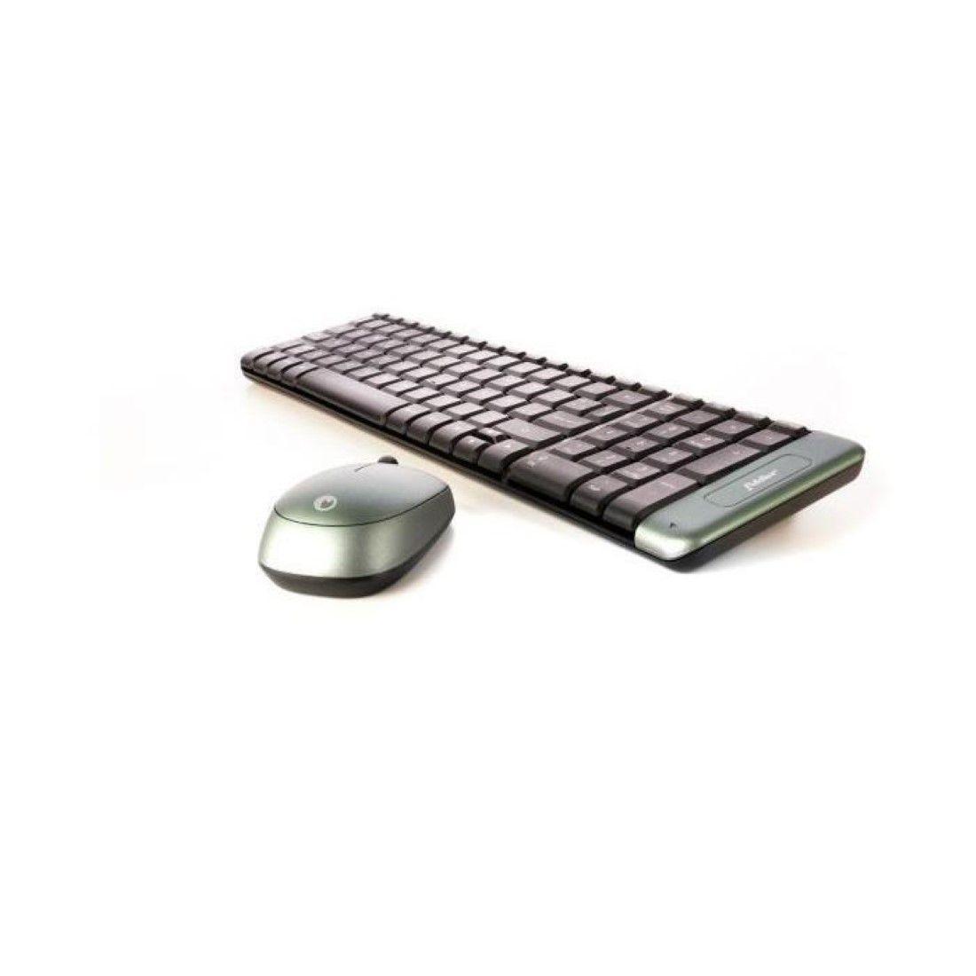 Fiddler Teclado + Mouse Inalámbrico Verde-0