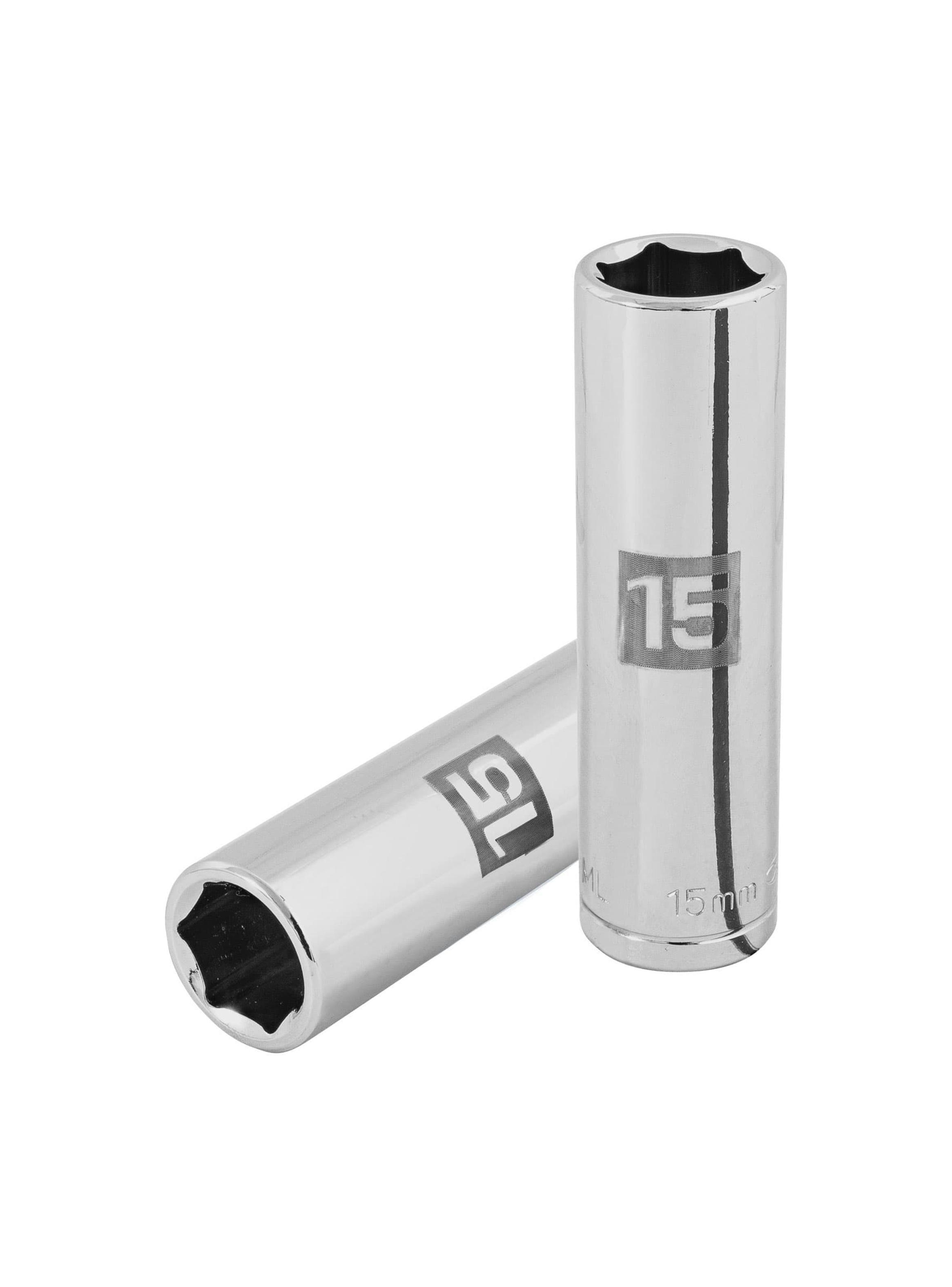 Dado Hexagonal Milimetrico Cuadrante 1/2" Largo 15mm Truper-0