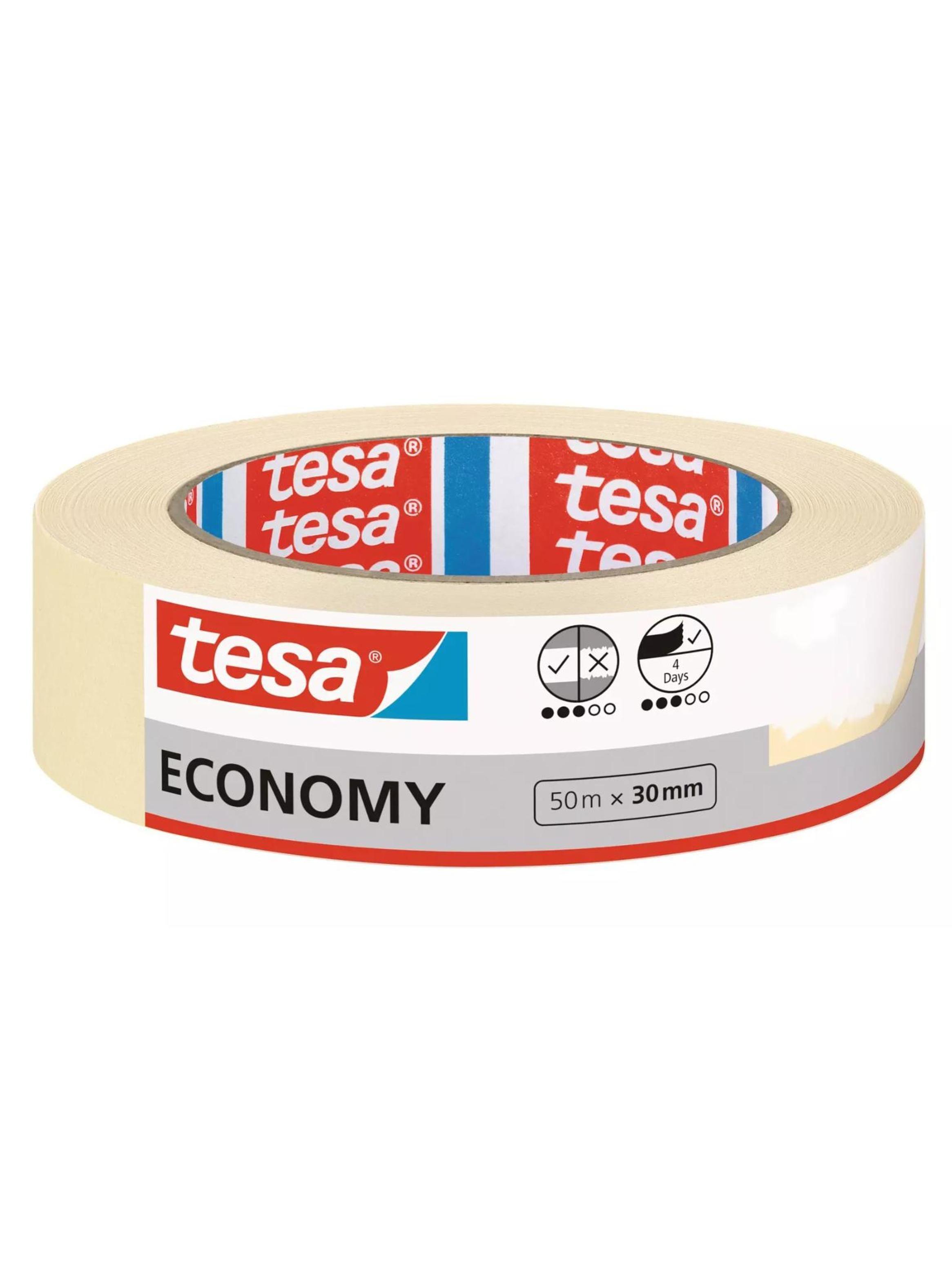 Cinta De Enmascarar Masking Economica 30mm X 50mts Tesa-0
