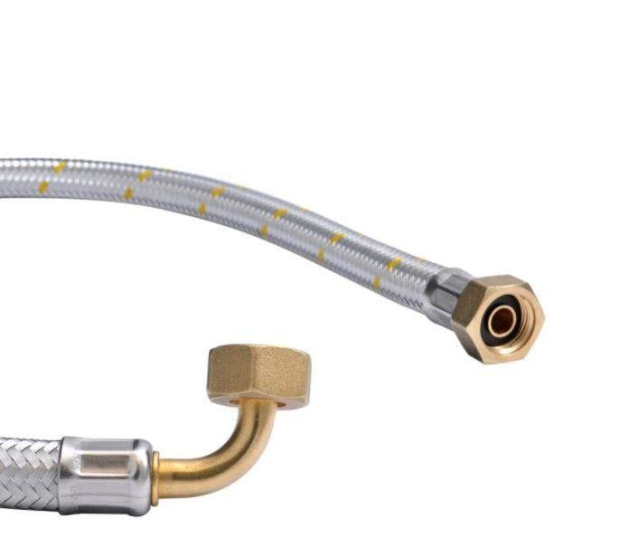 Nibsa Flexible De Gas Hi-hi 7/8  X 1/2  60cms Conexión Curva-1