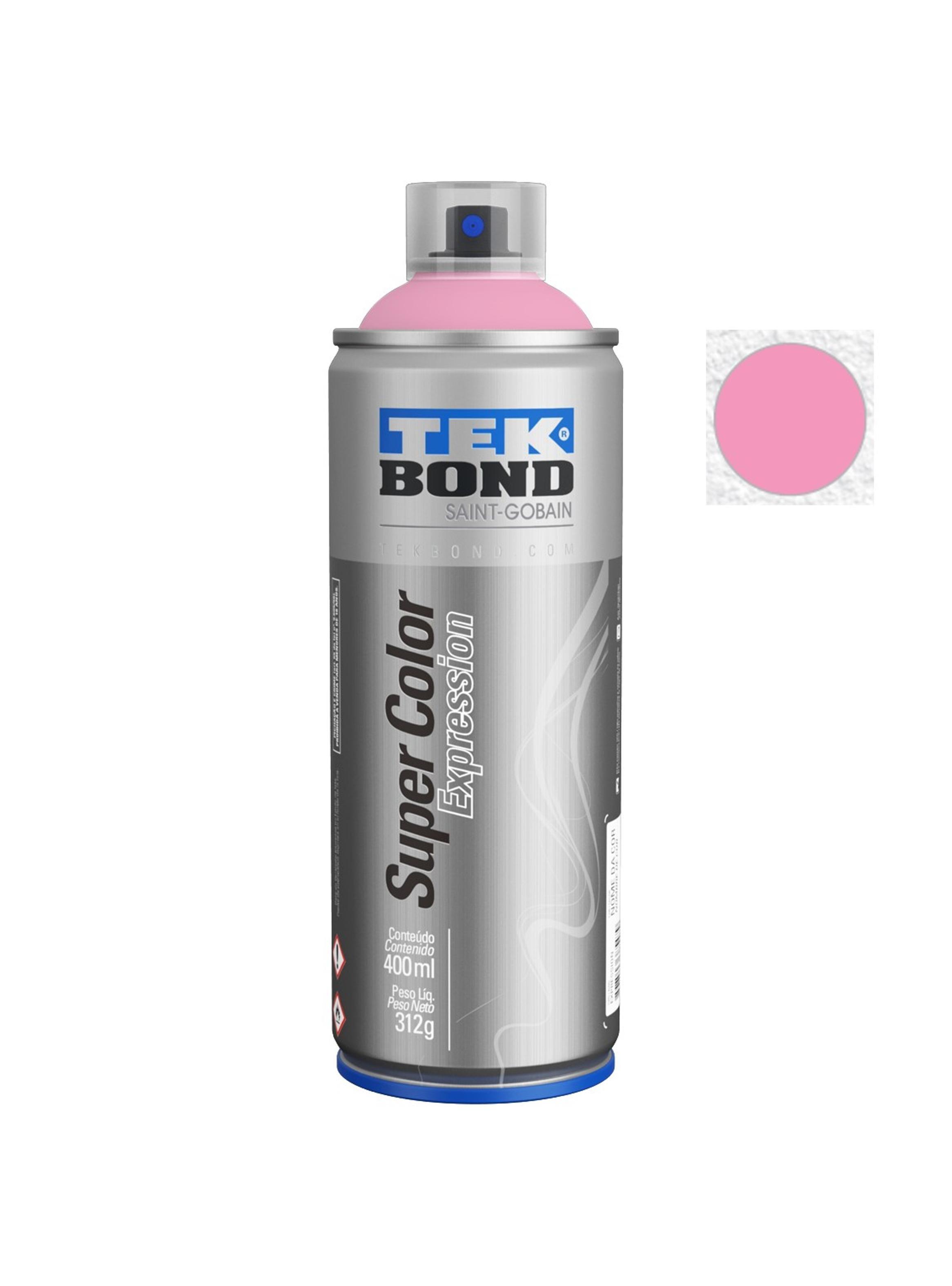 Pintura en Aerosol Spray Expression Crush Pink TEKBond-0