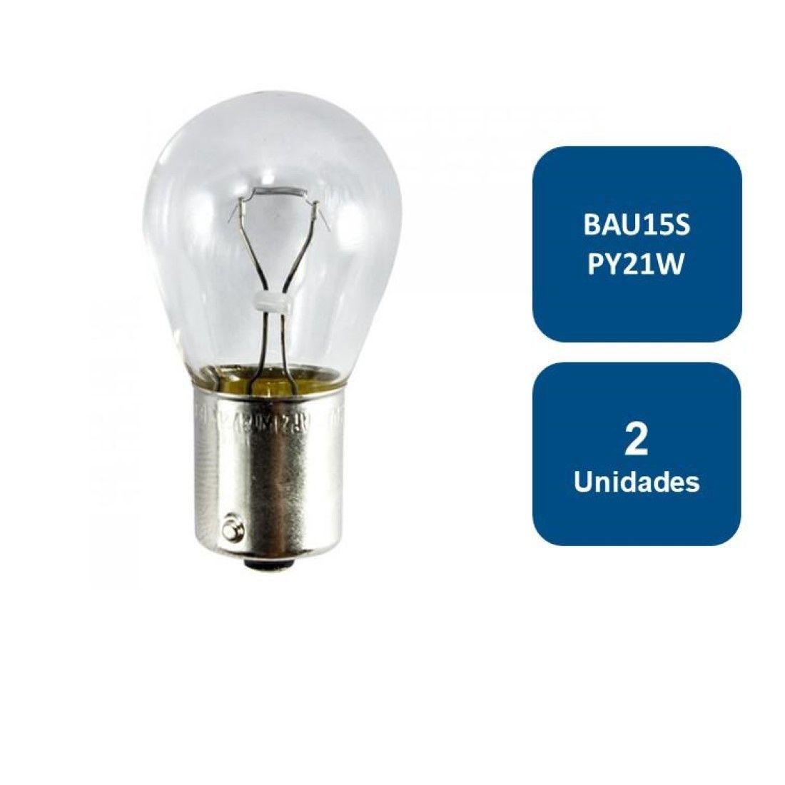 Ampolleta 12v Automovil Globo Grande Bau15s Py21w 2un.-0