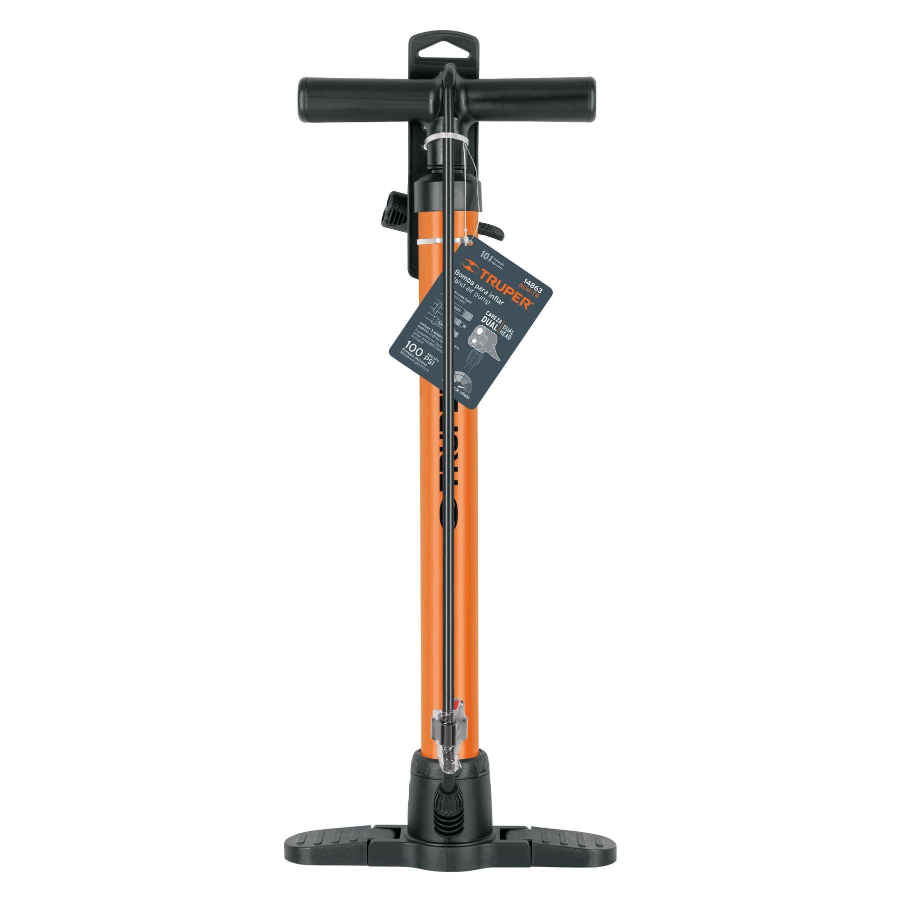 Bombin para inflar Cabeza dual Truper-6