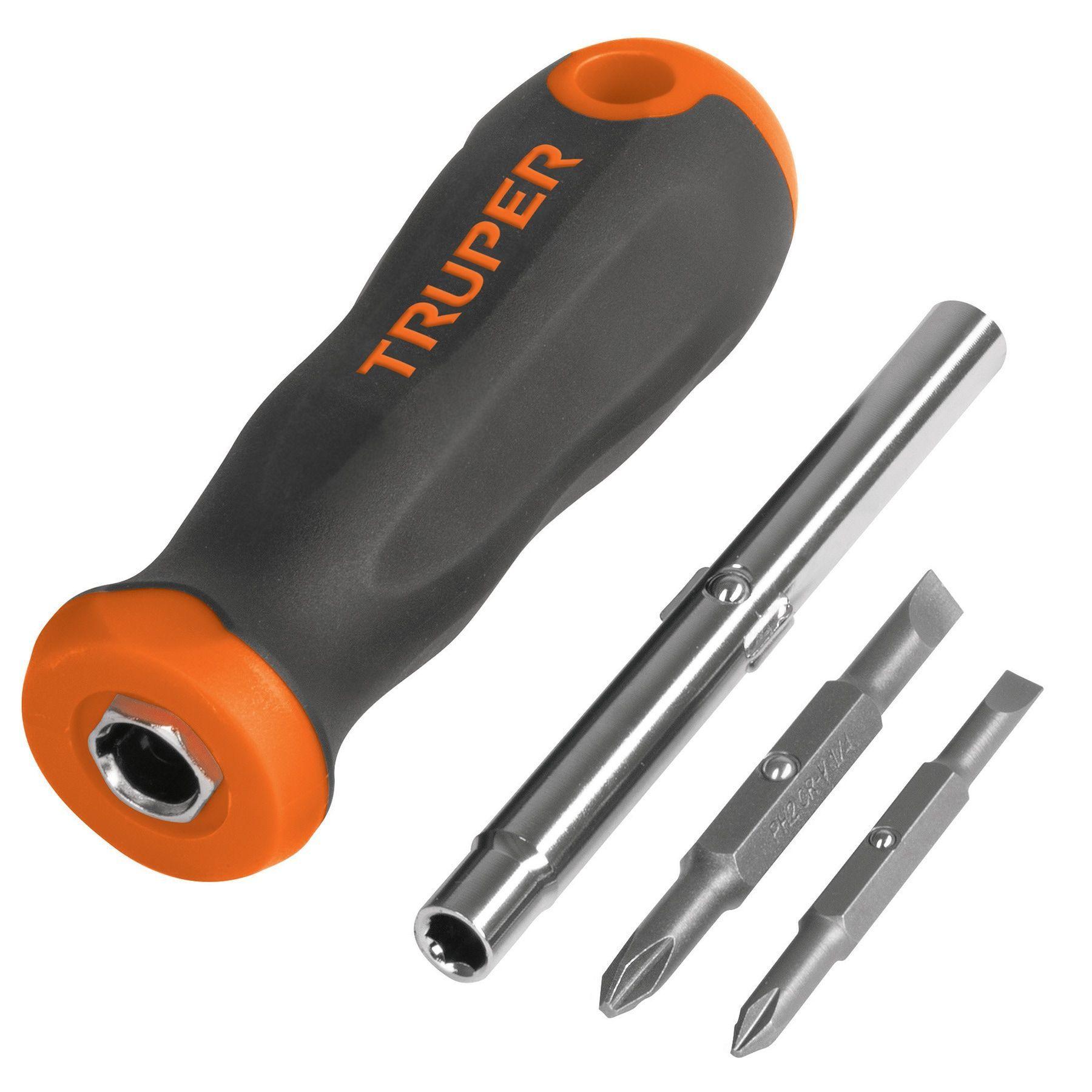 Truper Destornillador Reversible 2 Puntas Dobles-2