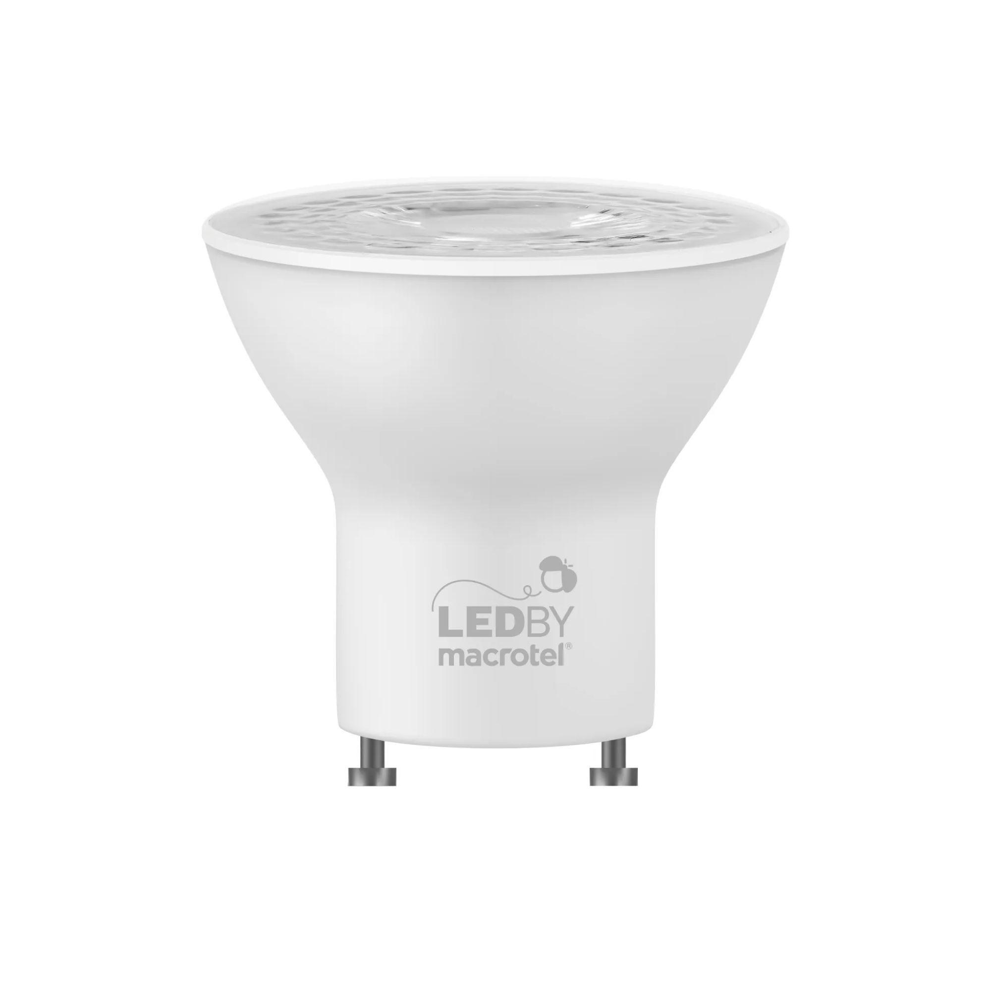 Ampolleta Led GU10 luz cálida 3000K 5W - Macrotel-1