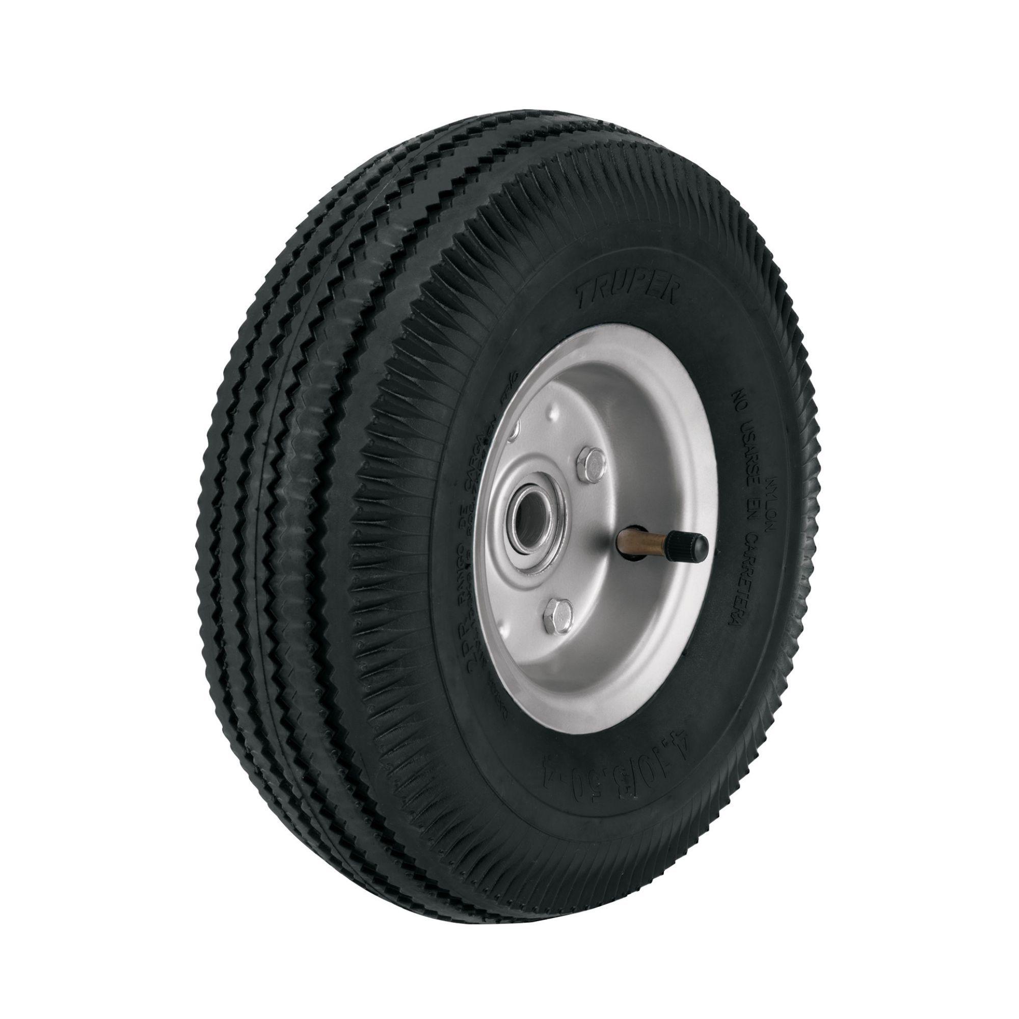 Rueda para carro/yegua neumática 10" / 135kg - Fiero-0