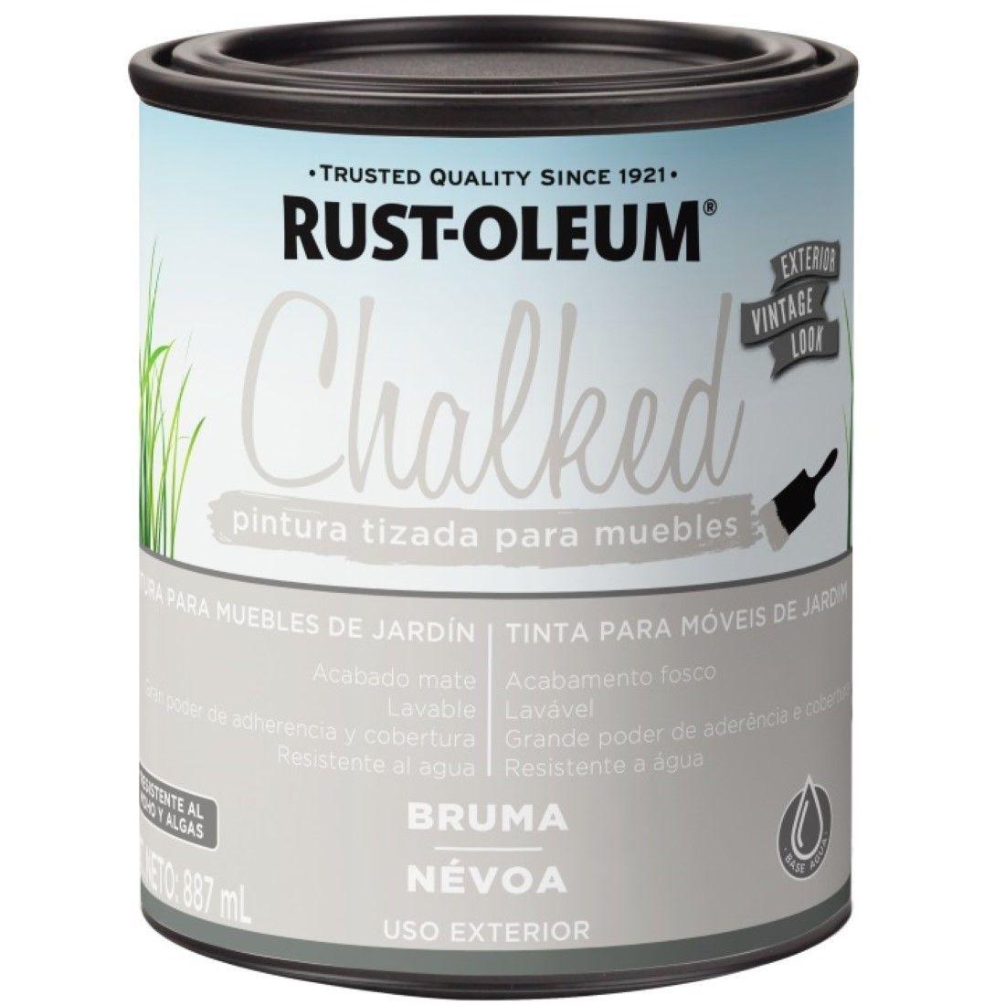 Pintura Chalked Tizada Exterior Bruma Rust Oleum-0