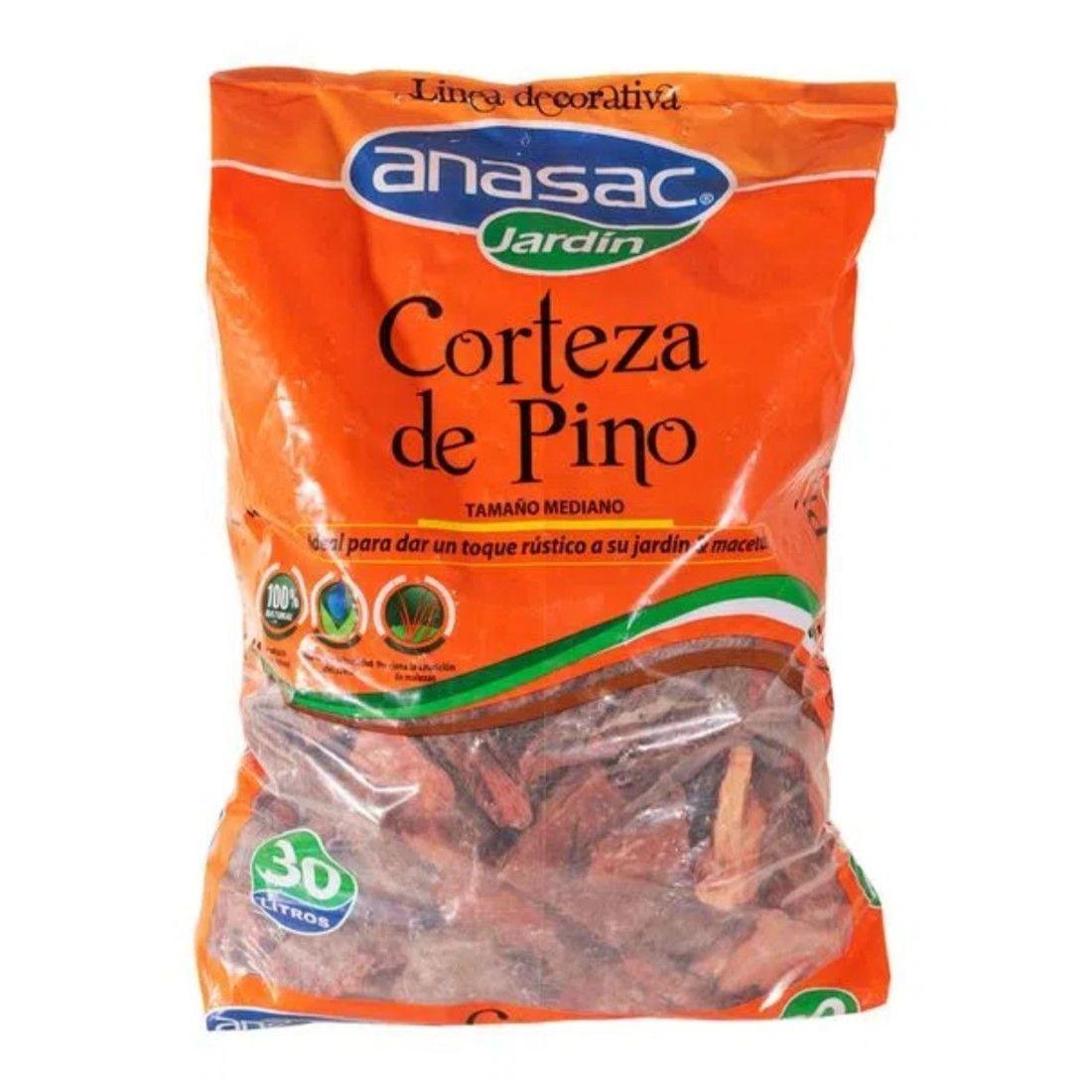 Corteza decorativa de pino 30lts Anasac-0