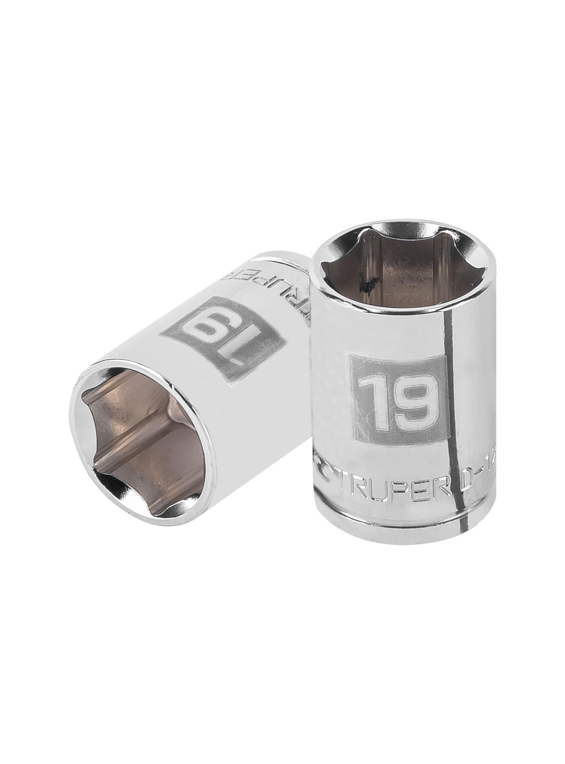 Dado Hexagonal Milimetrico Cuadrante 1/2" 19mm Truper-0