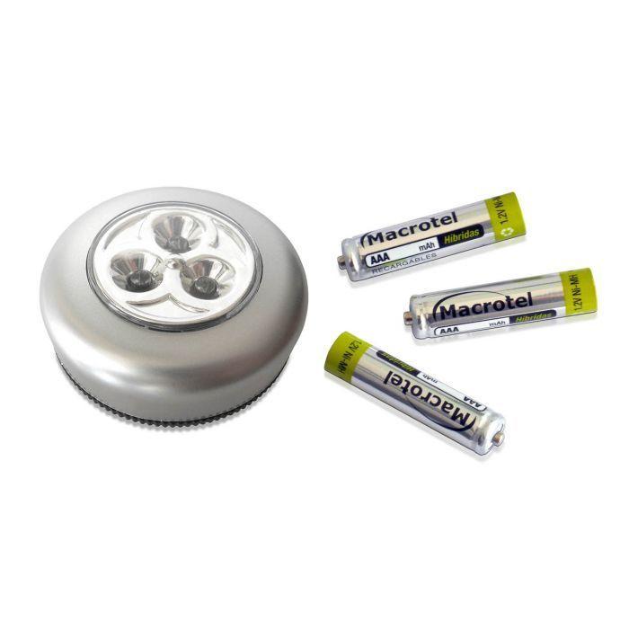 Macrotel Luz De Toque Led Pack 3 Un-2