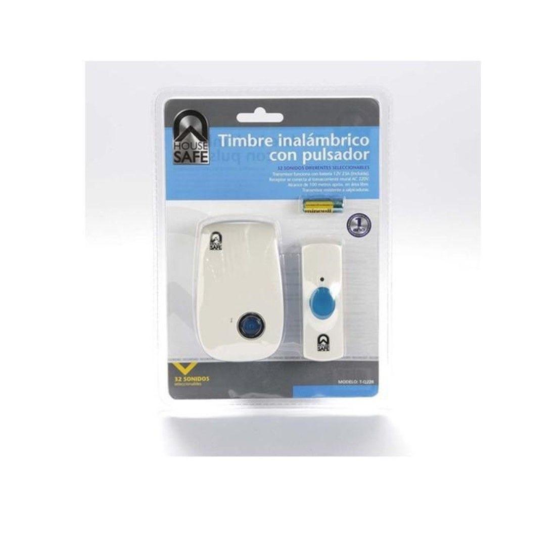 Timbre Inalámbrico T-q228 House Safe-0
