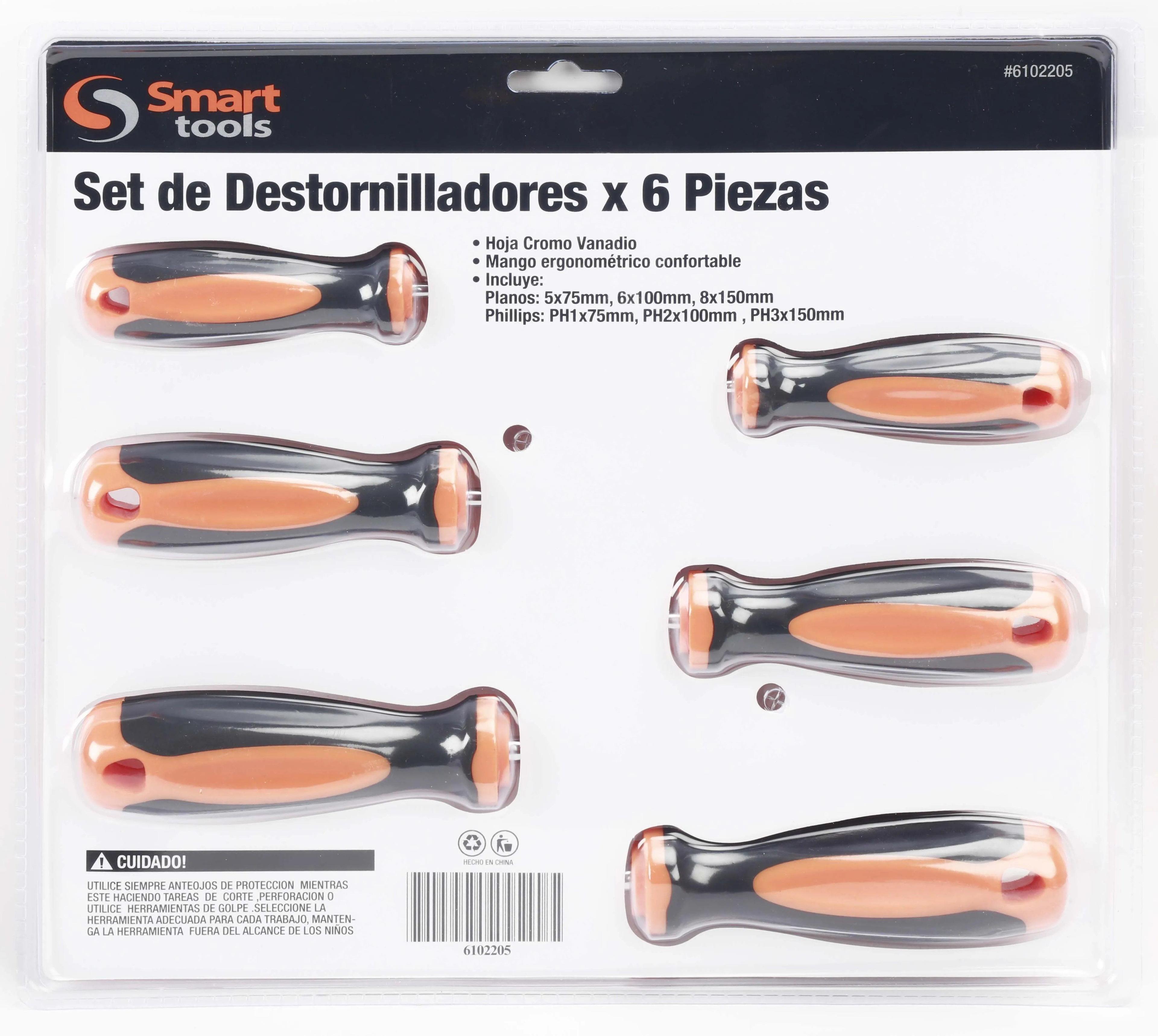 Set de destornilladores 6un Smart Tools-1