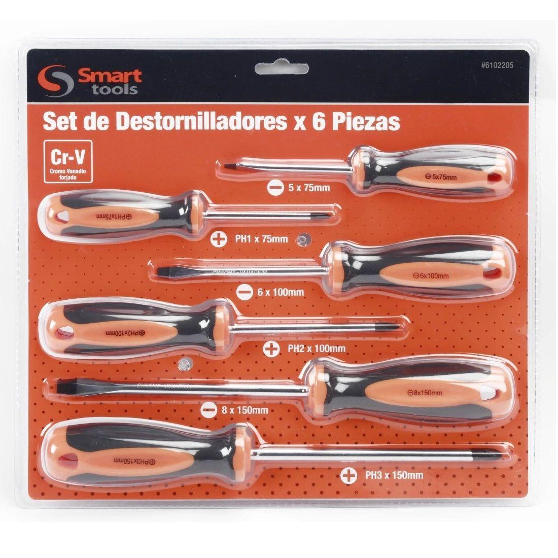 Set de destornilladores 6un Smart Tools-0