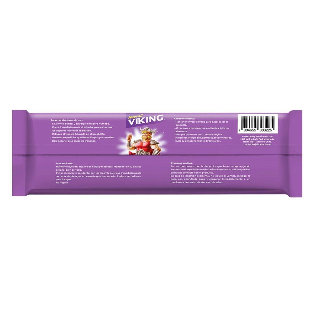 Trapero húmedo lavanda 12un. - Viking-2