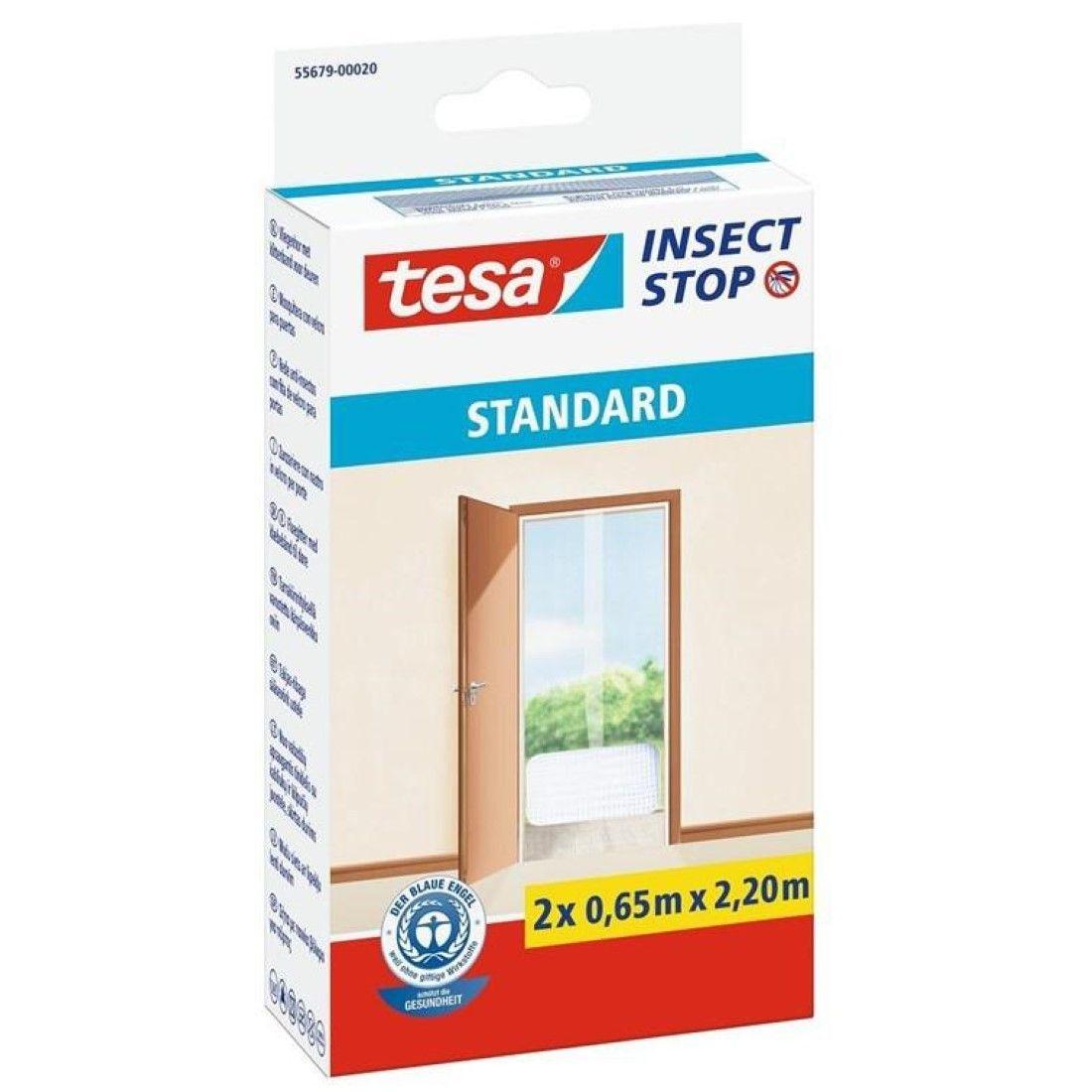 Insect Stop Malla Puertas 0.65m*2.2m 2un Blanco Tesa-0