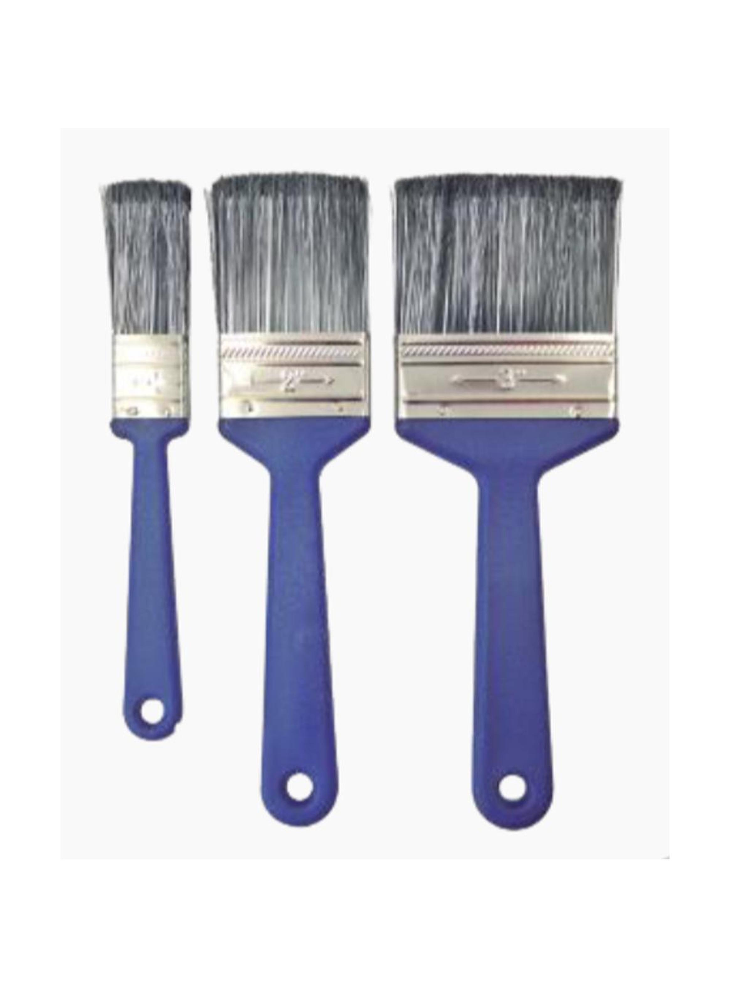 Brochas Mango Plastico 1 -3  Juego 3 Piezas Lizcal-0