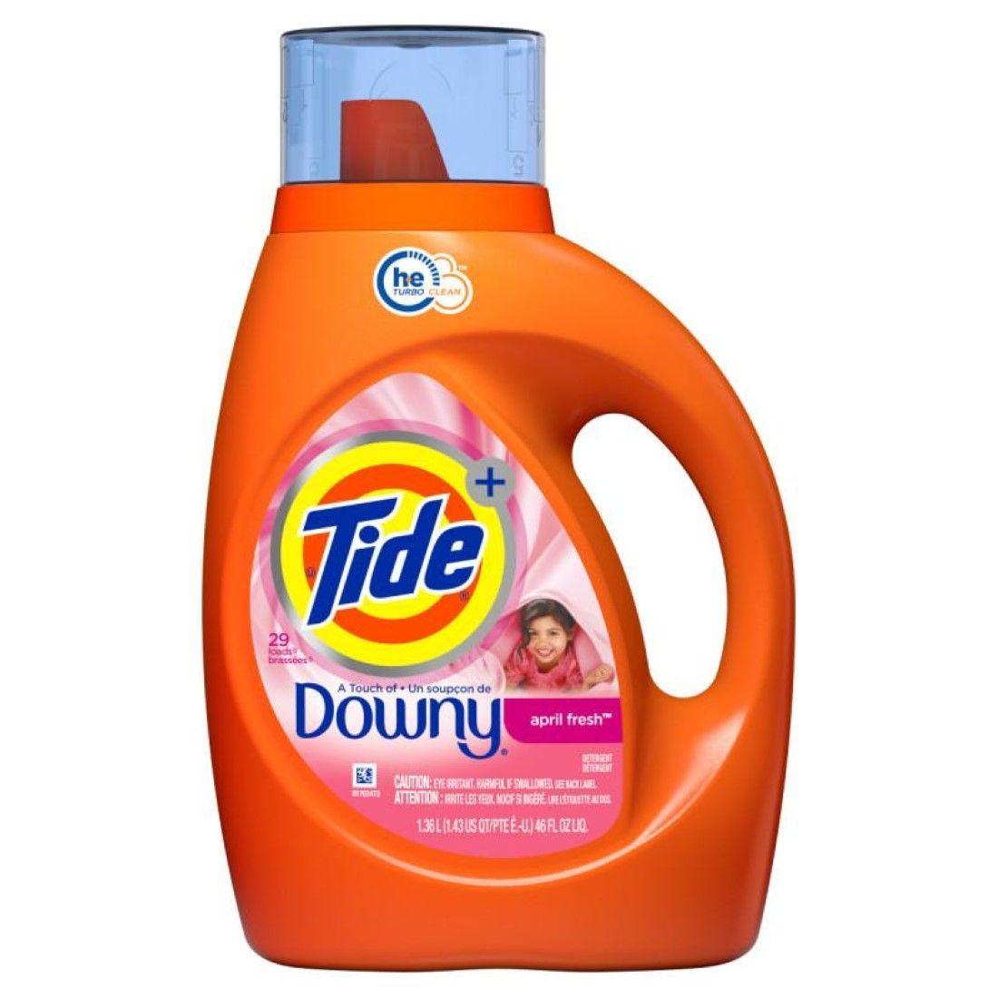 Tide Detergente Ropa Concentrado Downy April Fresh 1.36lts-0