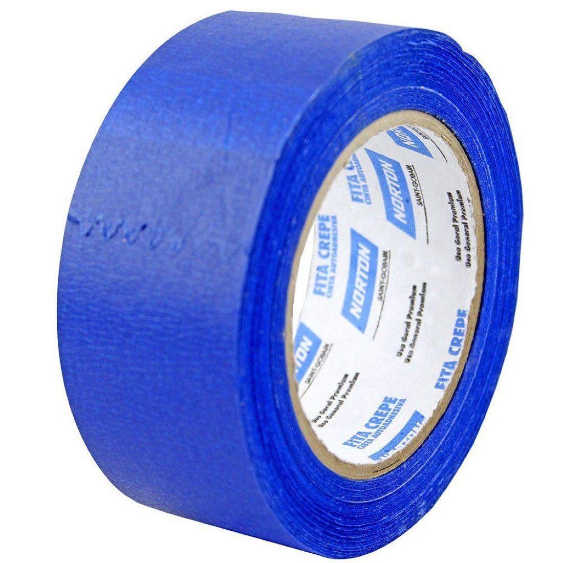 Cinta De Enmascarar Profesional Azul 48mm X 50mts Norton-0