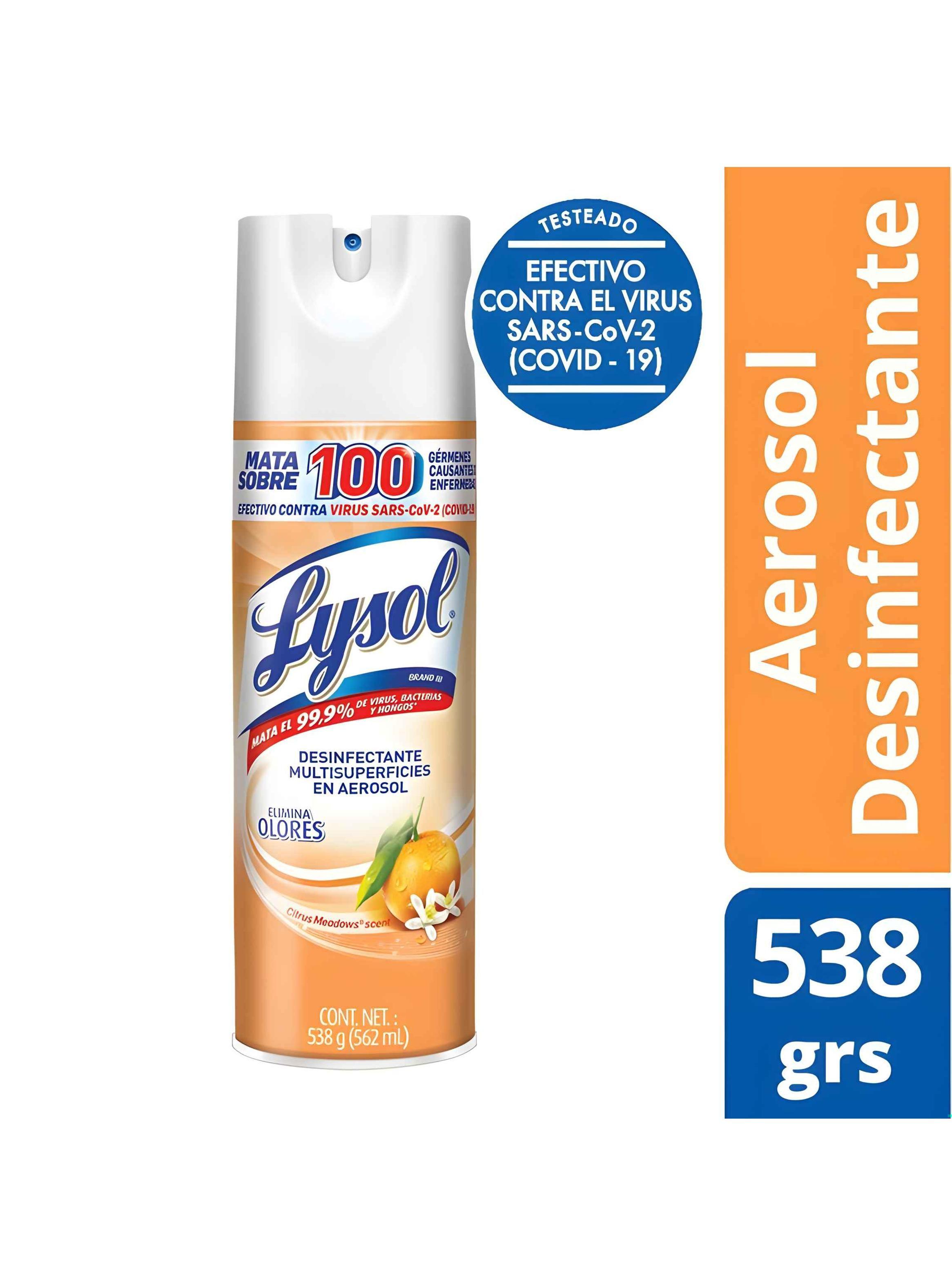 Desinfectante en Aerosol 538grs Citrus Lysol-0