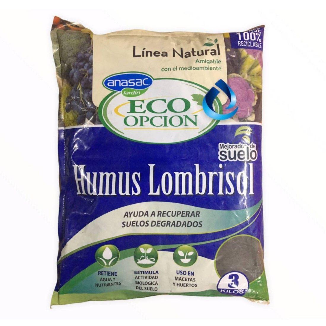 Humus Lombrisol 3kg Anasac-0