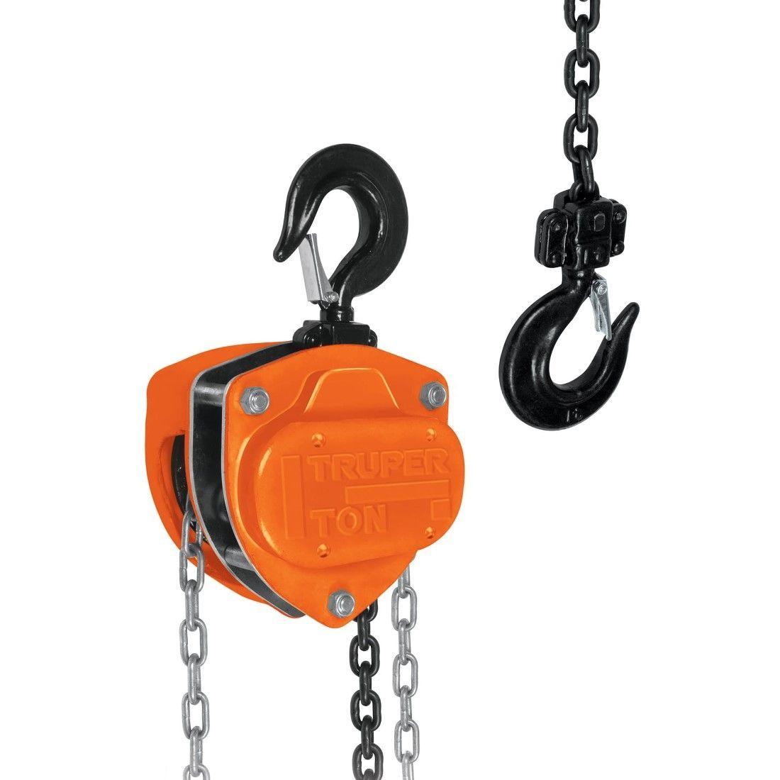 Tecle de cadena 1ton Truper-0