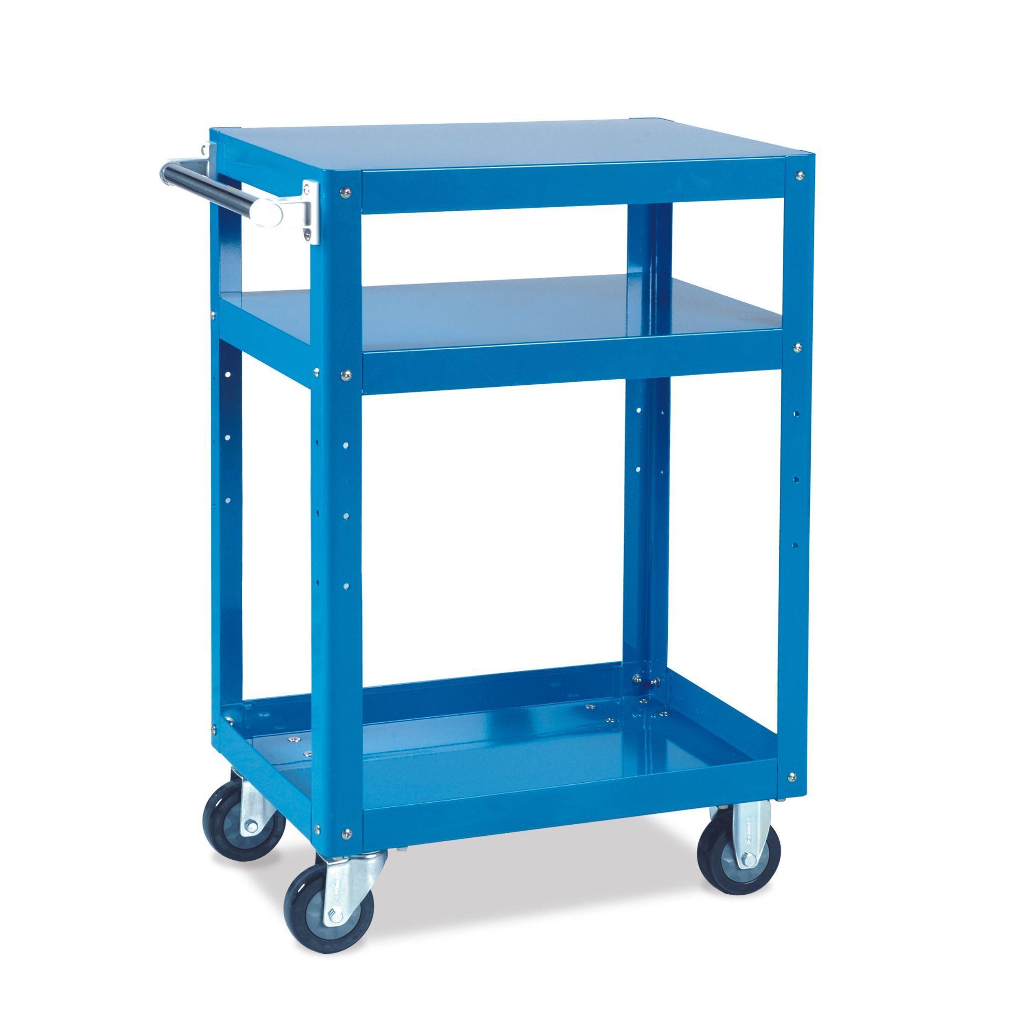 Carro Picking Pequeño de Acero 3 Bandejas 250kg - Sumo / Jumbo-1