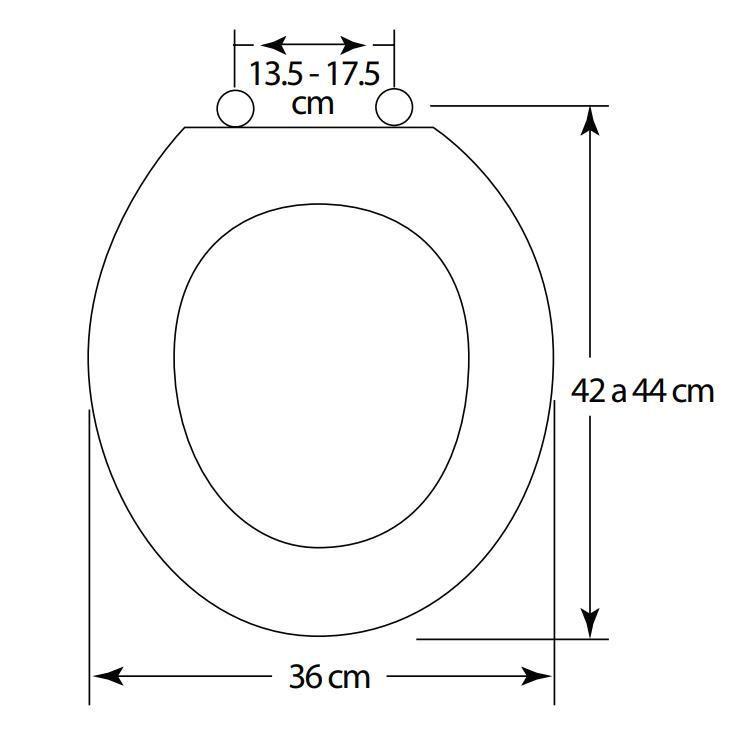 Bemis Asiento Wc De Madera Termomoldeada Ajustable Redondo-1