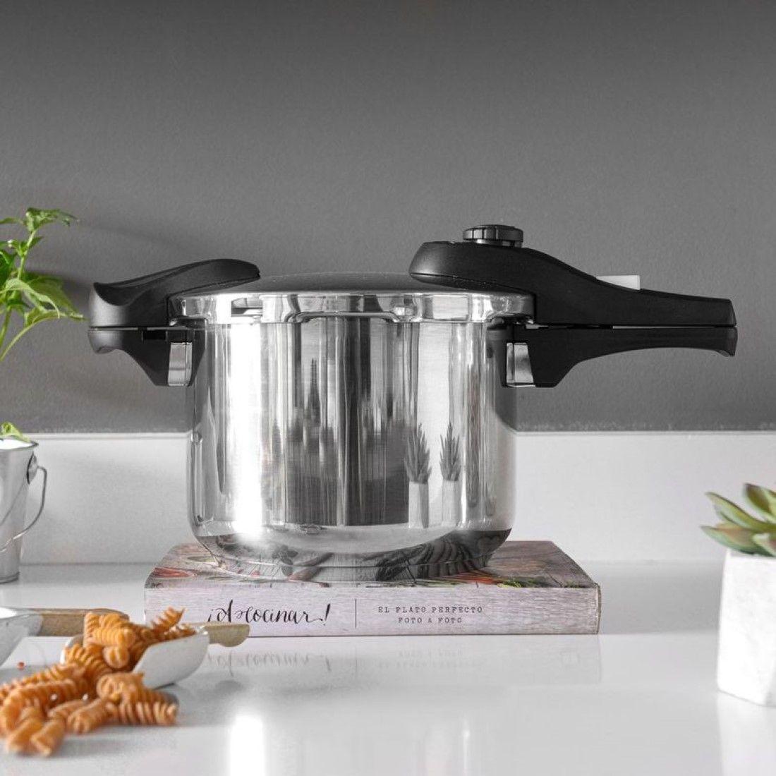 Olla a presión Acero Inoxidable 6lts Ilko-1