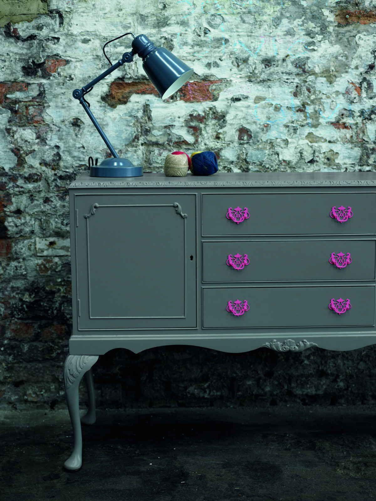 Pintura Chalked Tizada 877ml Gris Campestre Rust Oleum-1