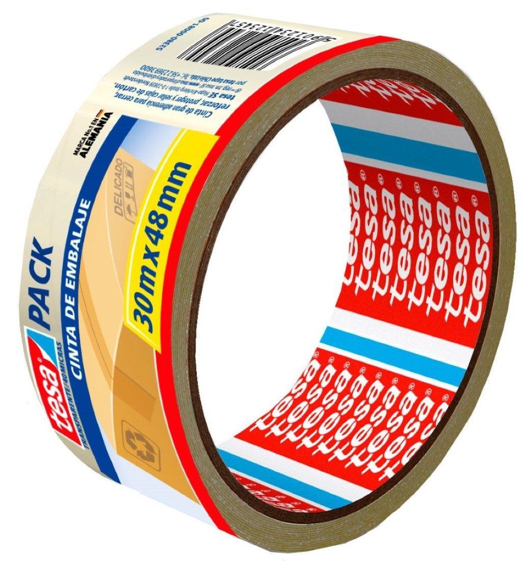 Cinta De Embalaje Uso General Transparente 48mm X 30mts Tesa-0