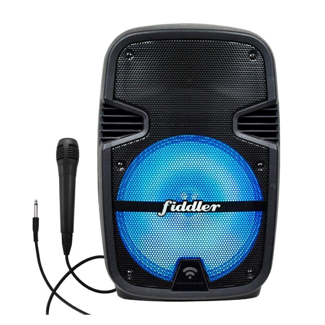 Parlante Karaoke Con Microfono Alámbrico 12  Fiddler-0