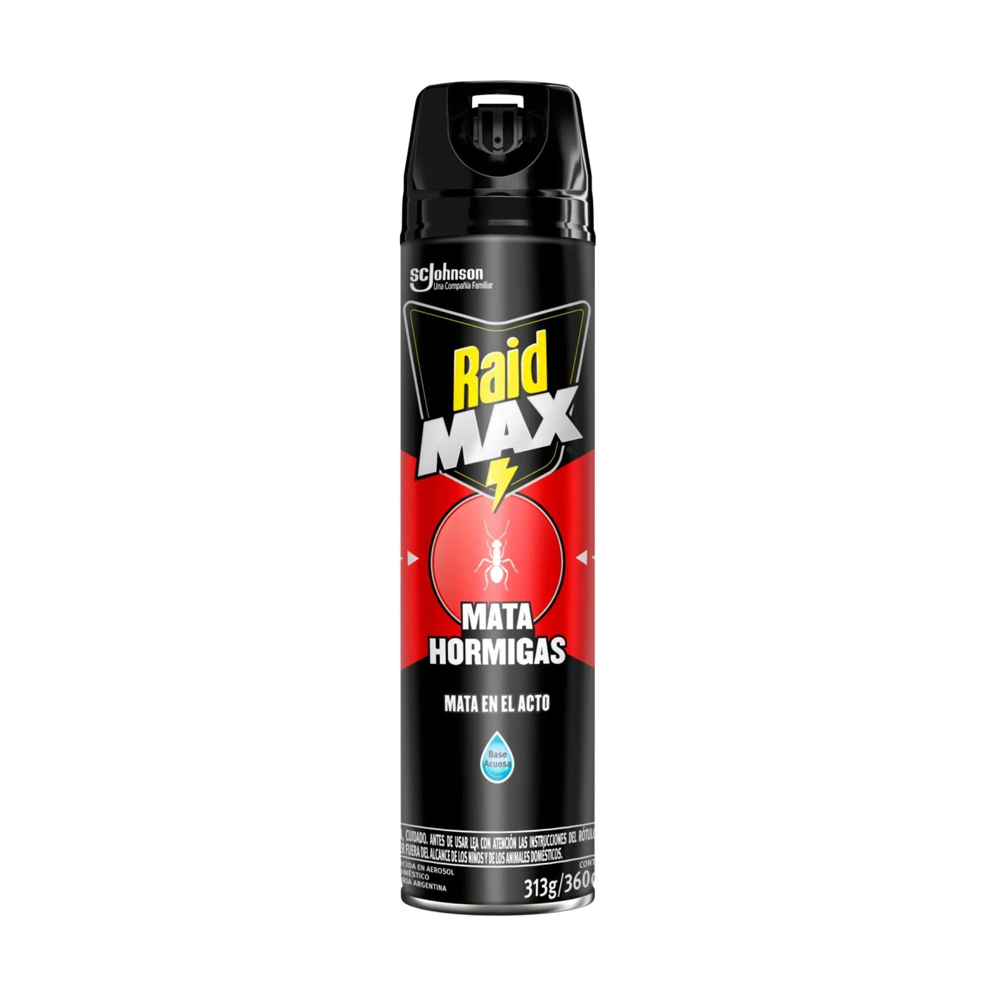 Insecticida Max Mata Hormigas base acuosa 360cc - Raid-0