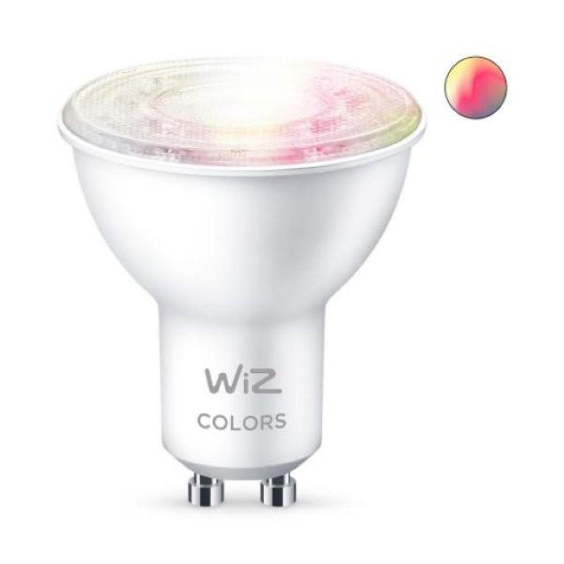 Wiz Ampolleta Led Gu10 Smart Wifi 4.9w 345lm Multicolor-0