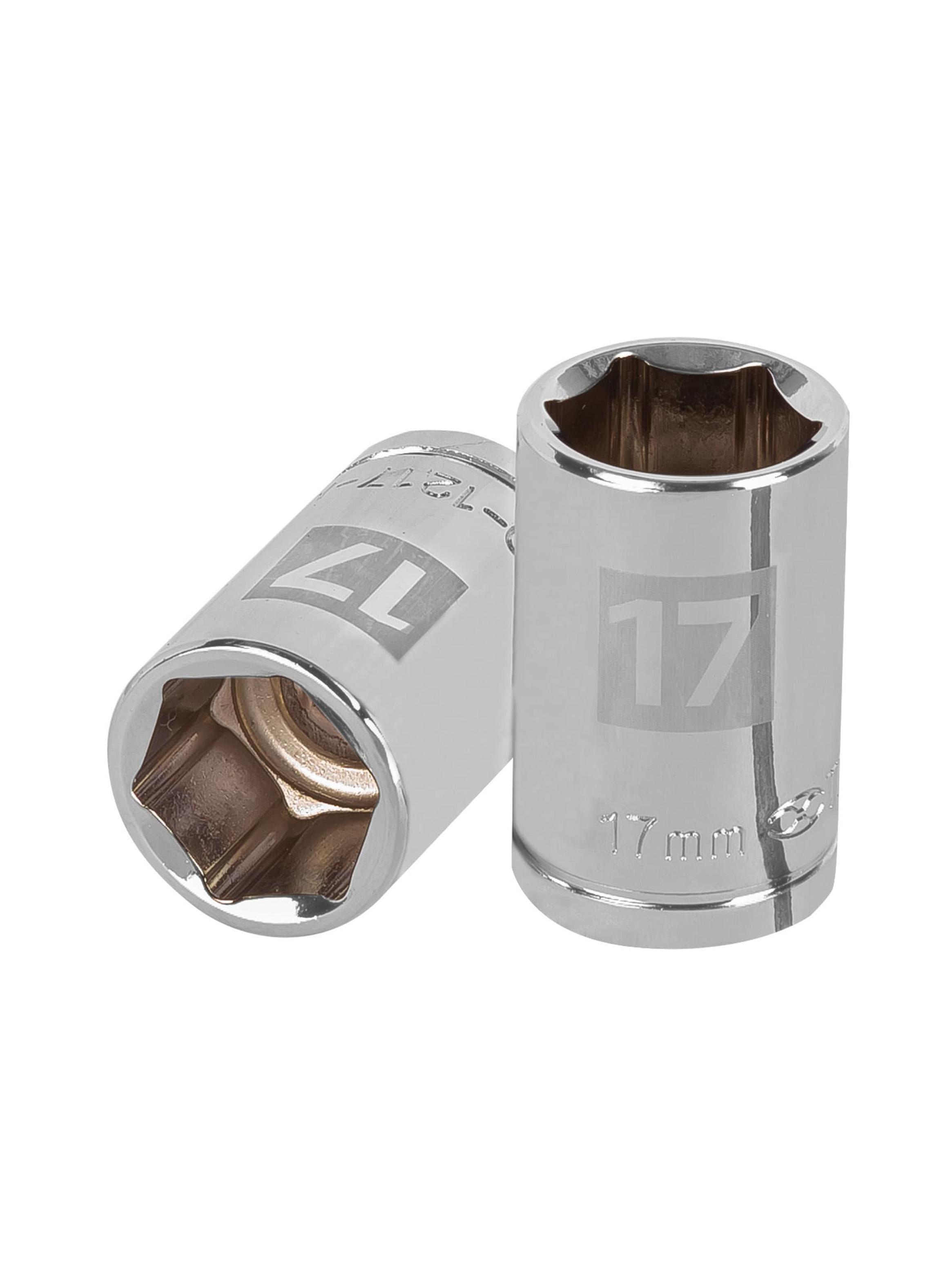 Dado Hexagonal Milimetrico Cuadrante 1/2" 17mm Truper-0