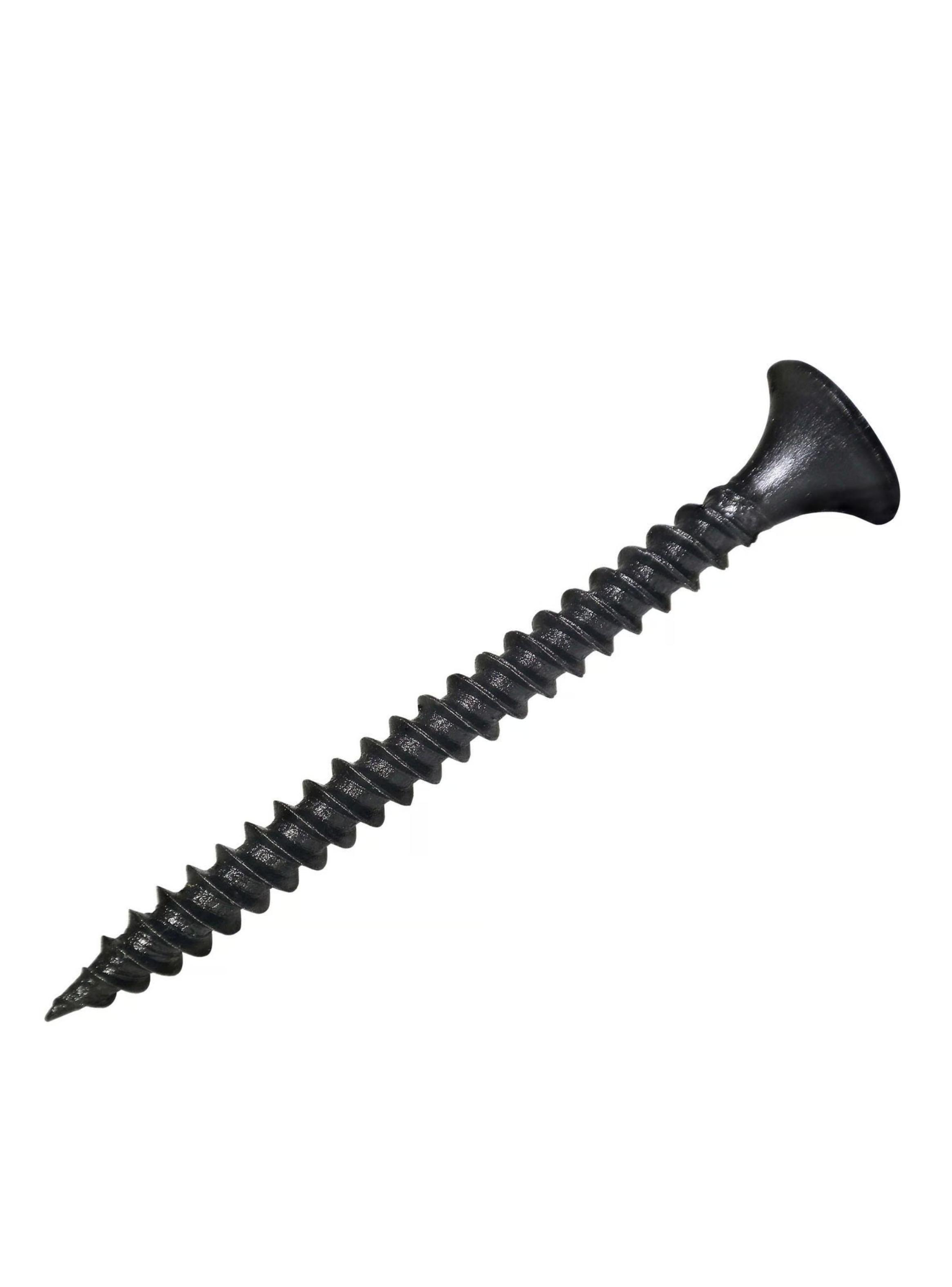 Tornillo Yeso Cartón Negro Hilo Fino #6 x 1.5/8" 200un - Fijaciones-0