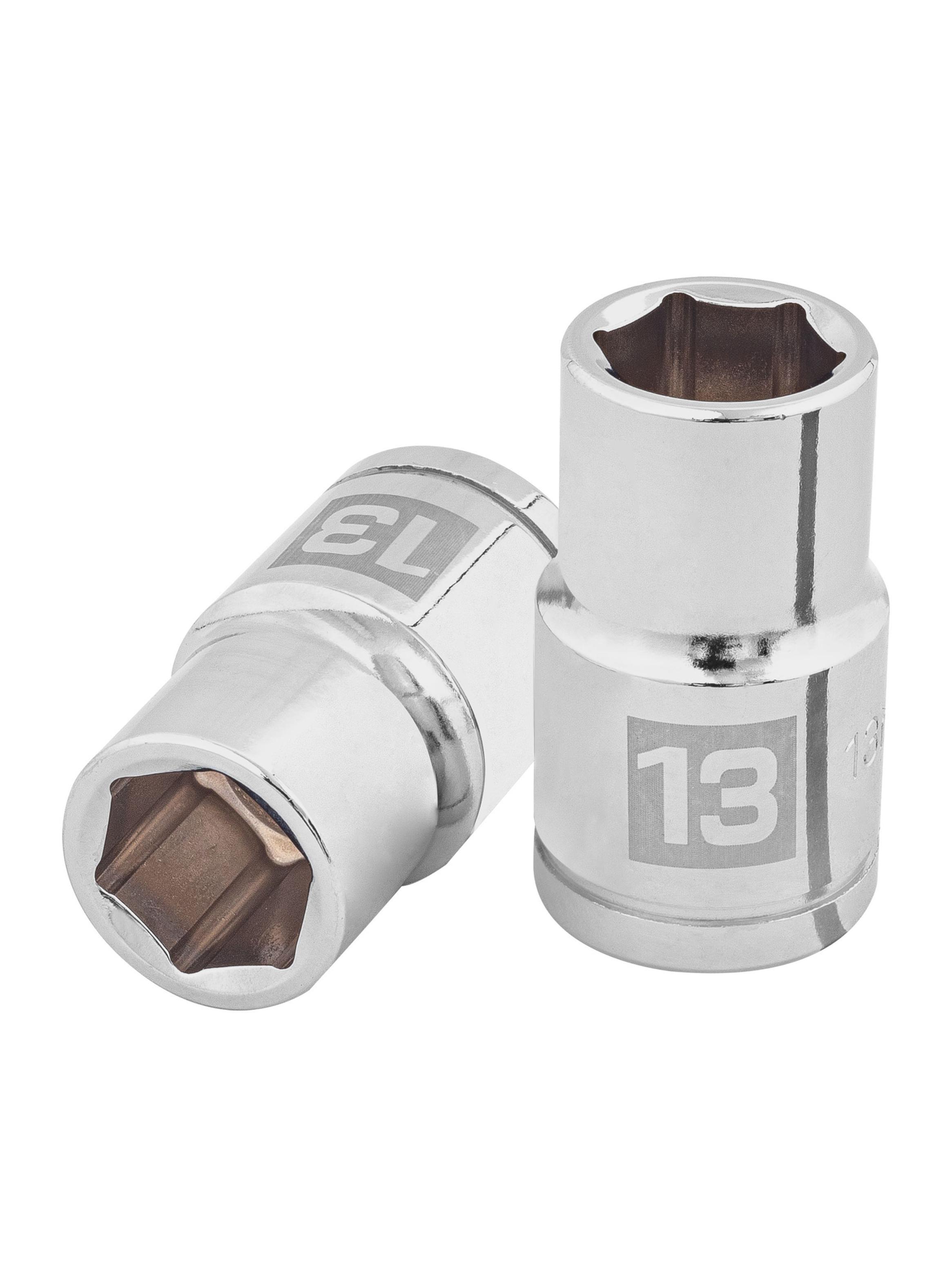 Dado Hexagonal Milimetrico Cuadrante 1/2" 13mm Truper-0