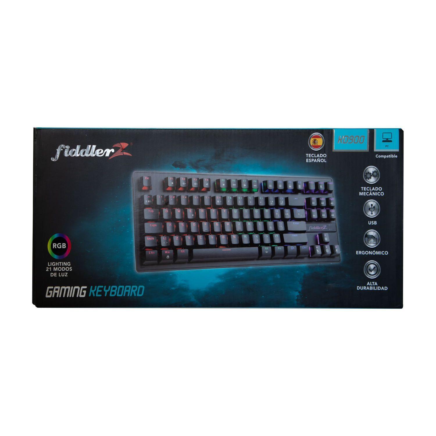 Teclado Gamer Mecánico Retroiluminado Fiddler Z-2