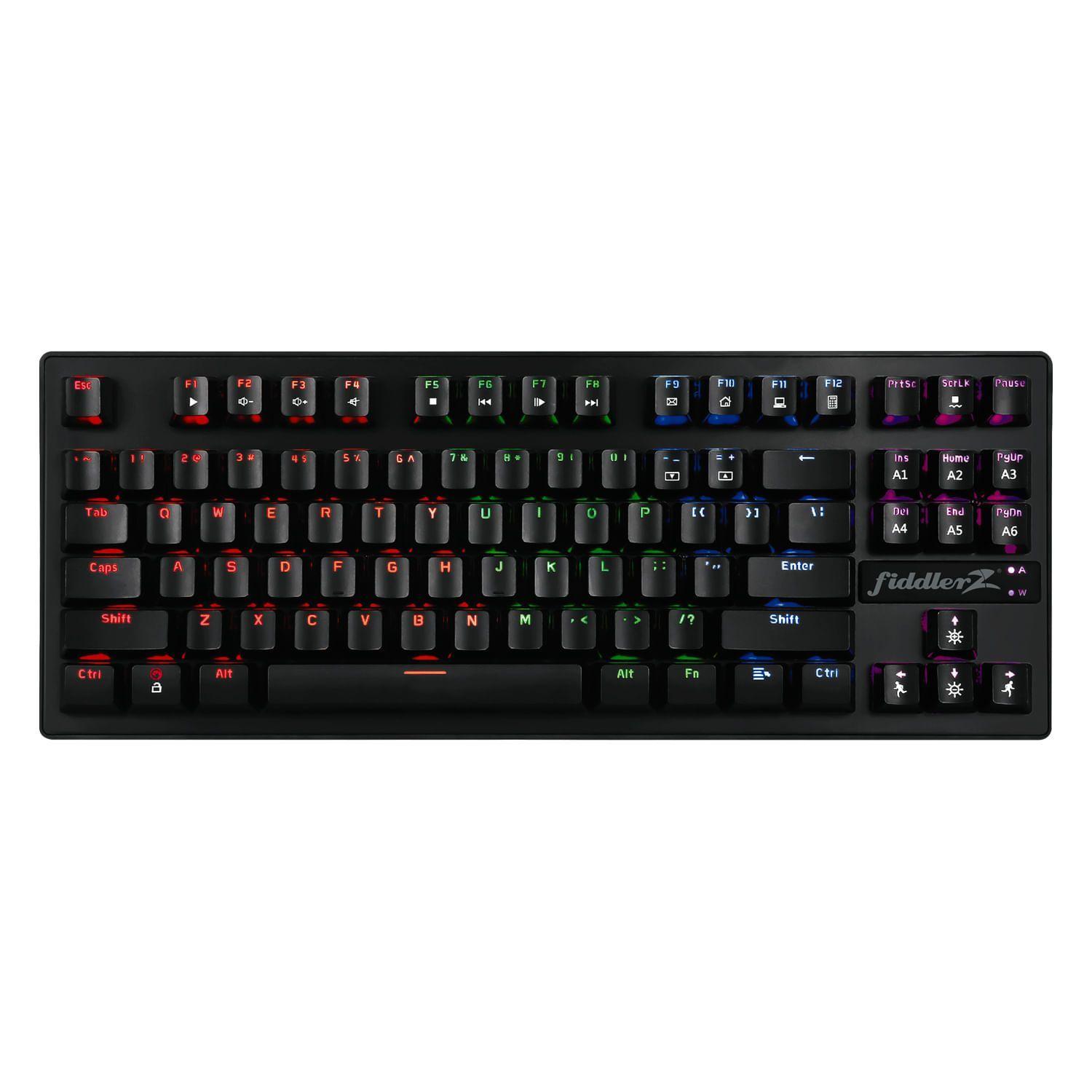 Teclado Gamer Mecánico Retroiluminado Fiddler Z-1