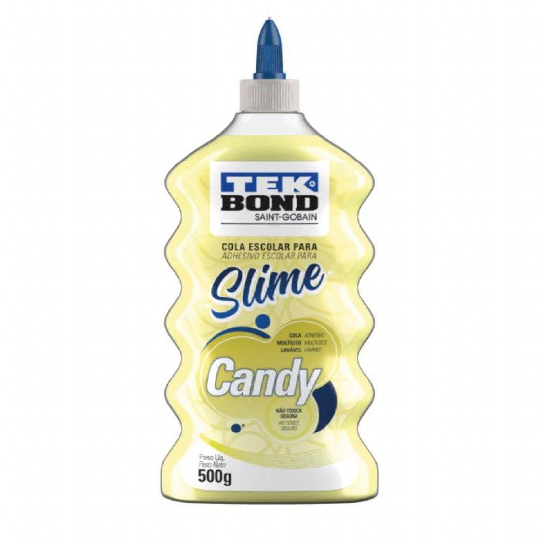 Slime Candy Amarillo 500grs Tekbond-0